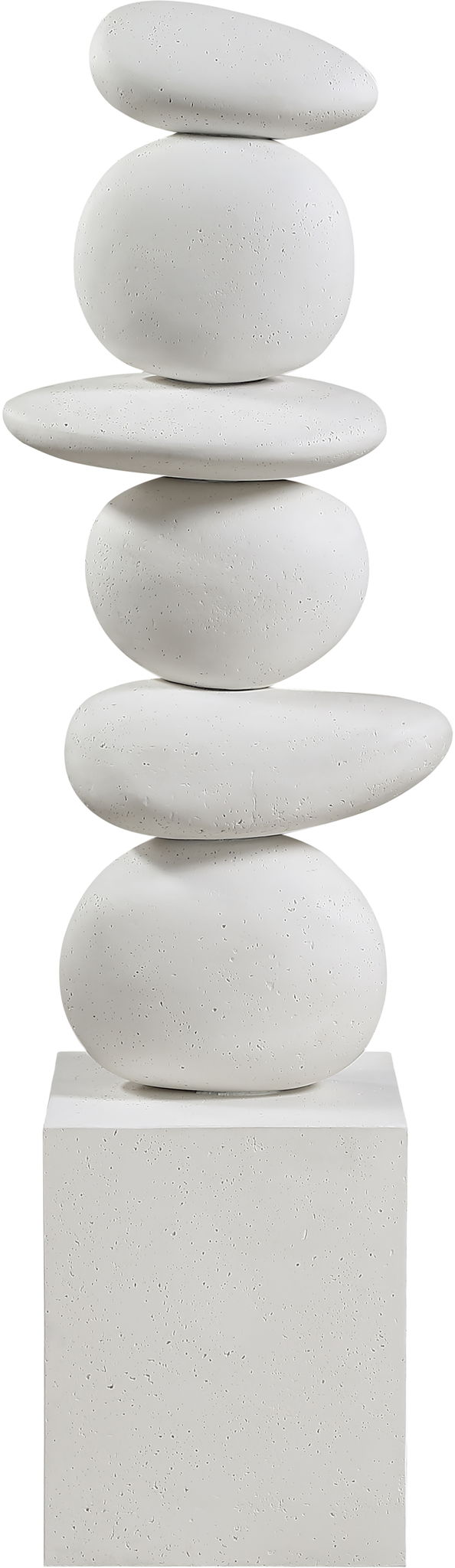 Torix Concrete Floor Sculpture — Cream or Travertine