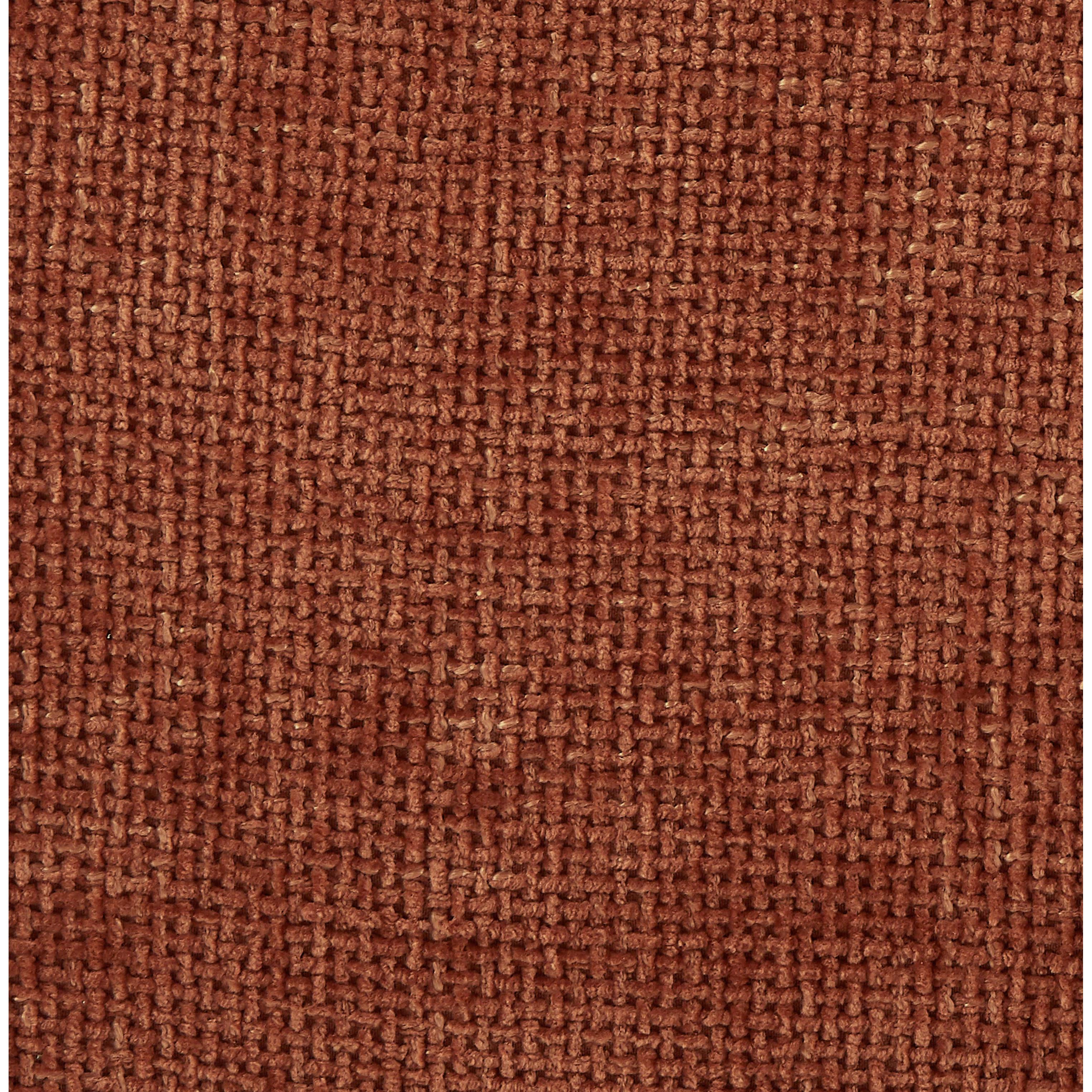 Meridian Quinn Cognac Chenille Fabric Armless Chair