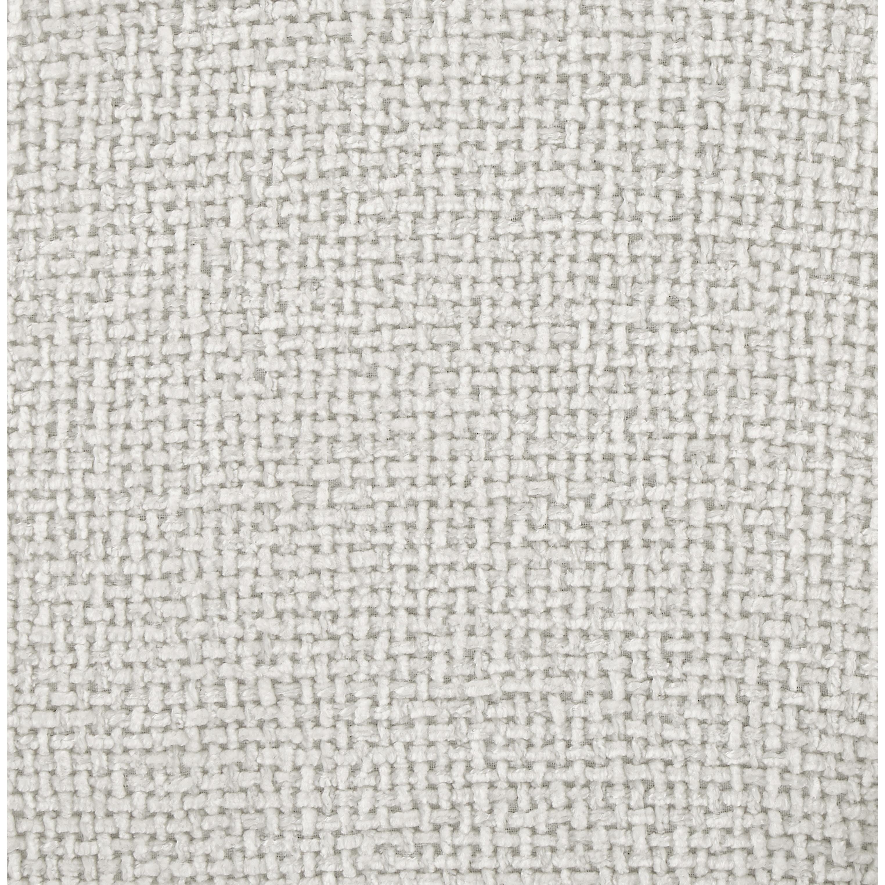 Meridian Quinn Cream Chenille Fabric Corner Chair