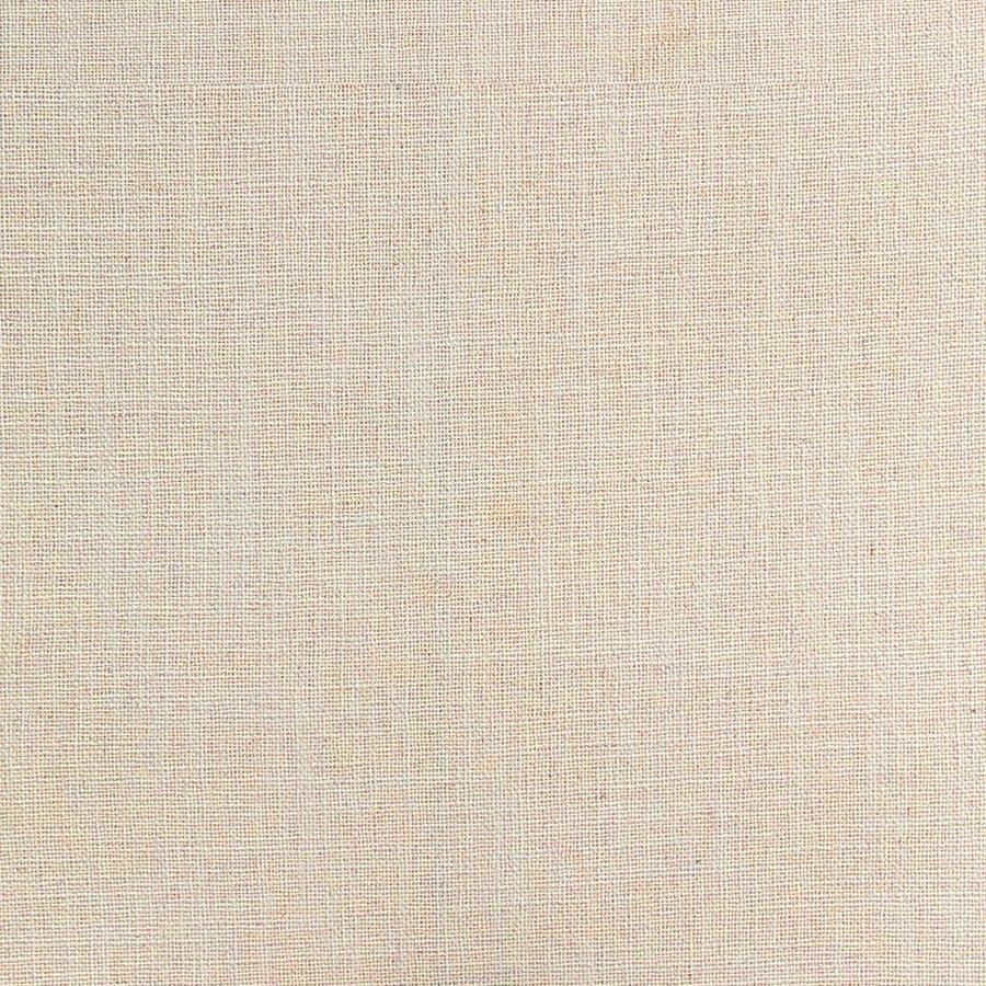 Meridian Akeela Beige Linen Textured Fabric Bench