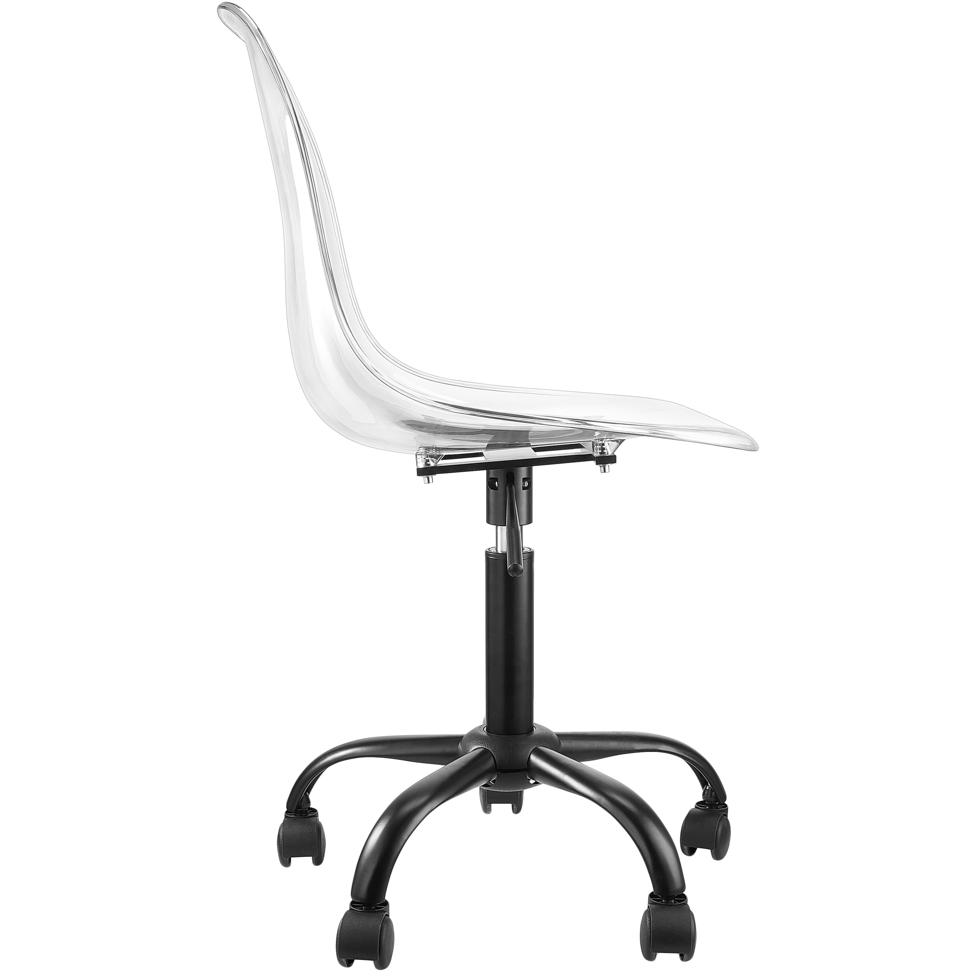 Meridian Clarion Matte Black Office Chair