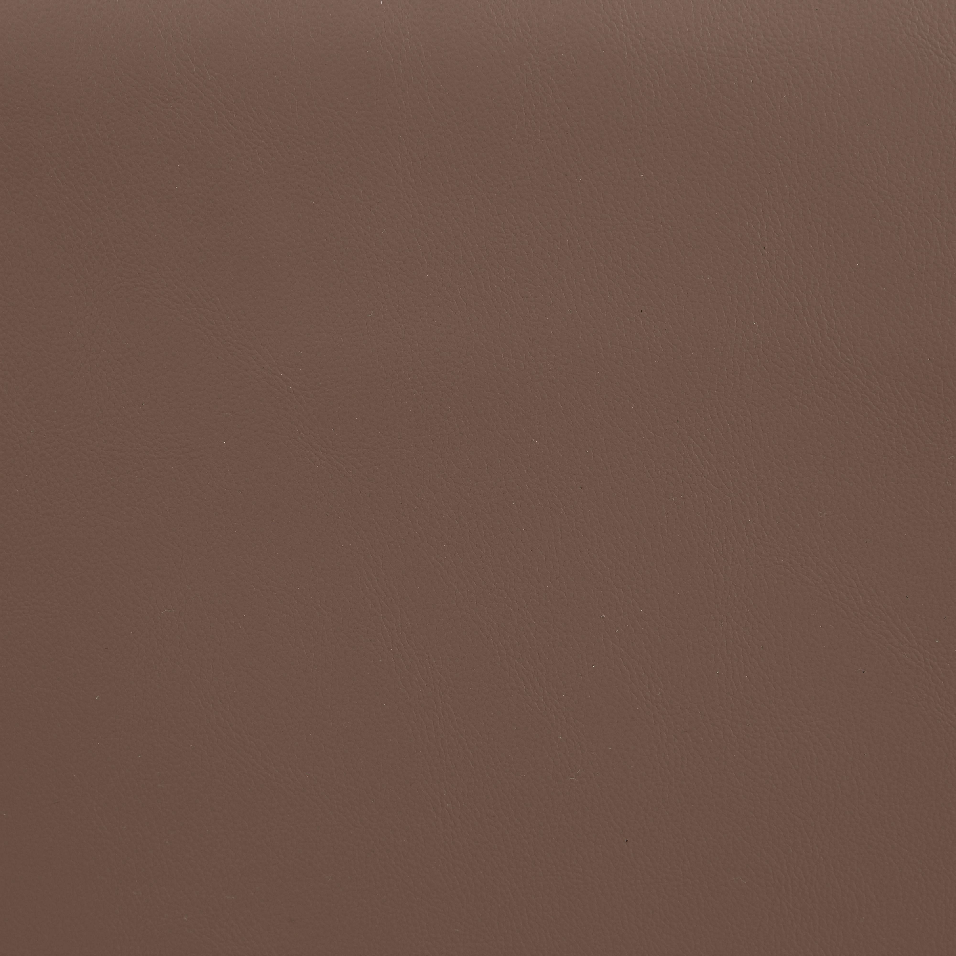 Meridian Comfy Brown Vegan Leather Modular Ottoman