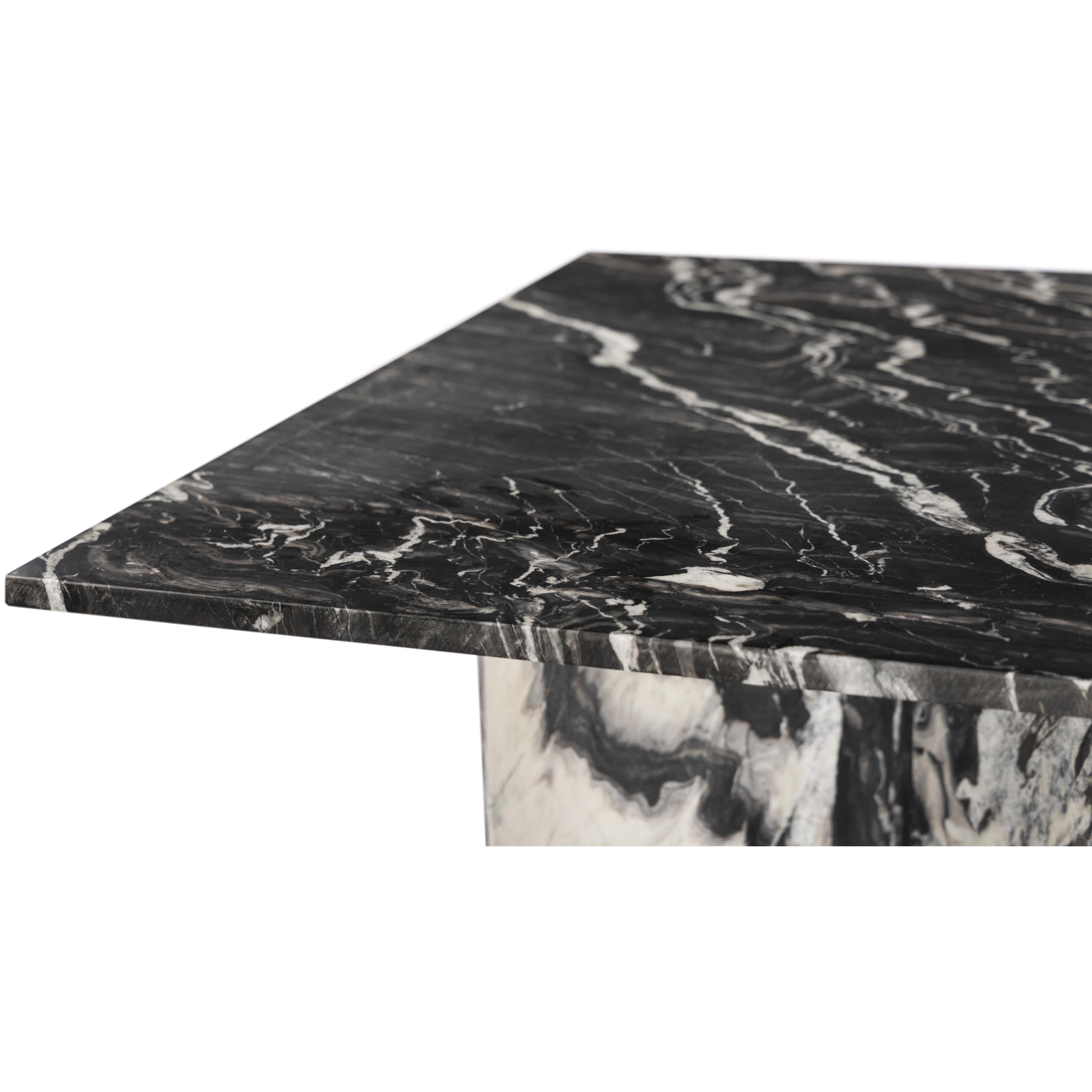 Meridian Verona Black Dining Table (3 Boxes)