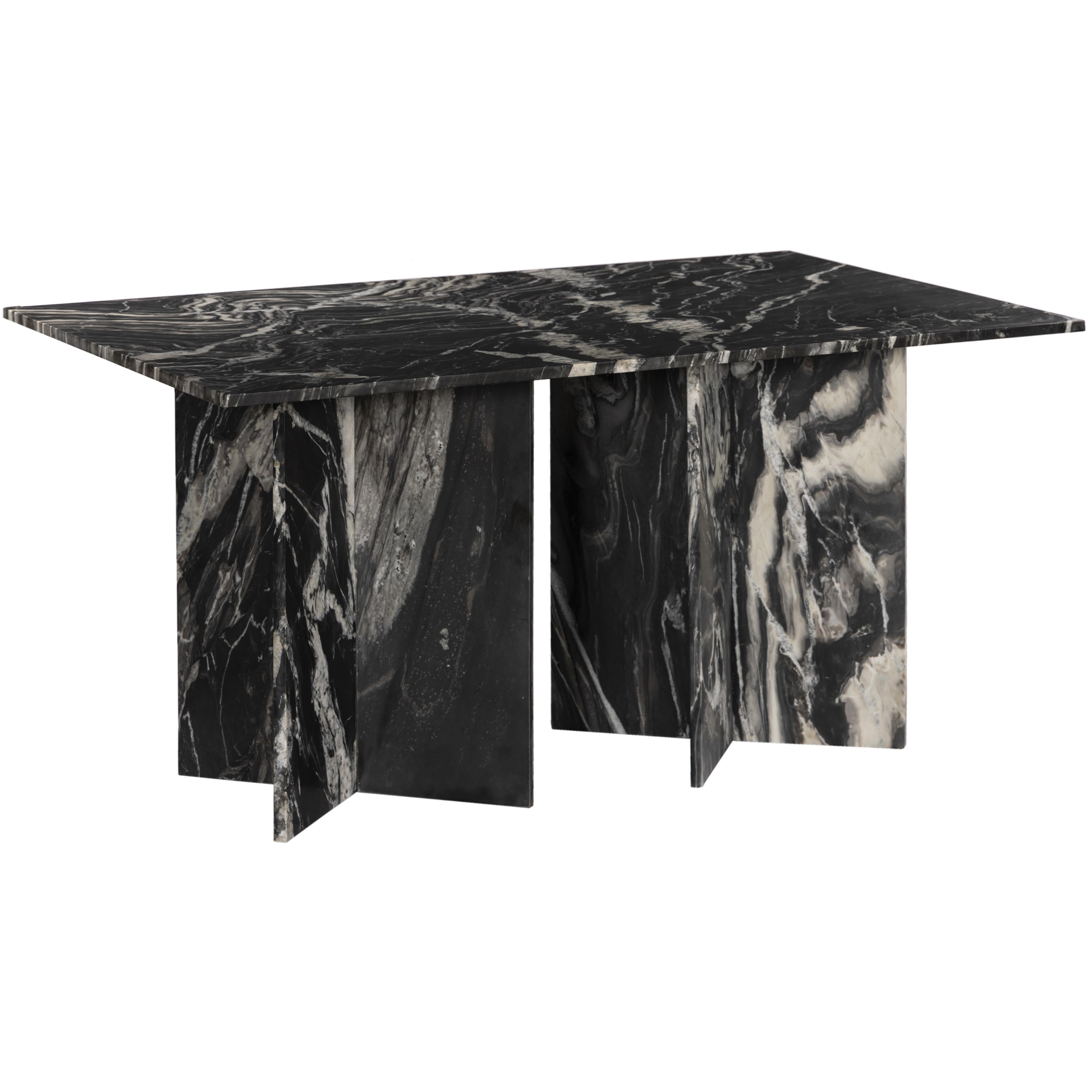 Meridian Verona Black Dining Table (3 Boxes)