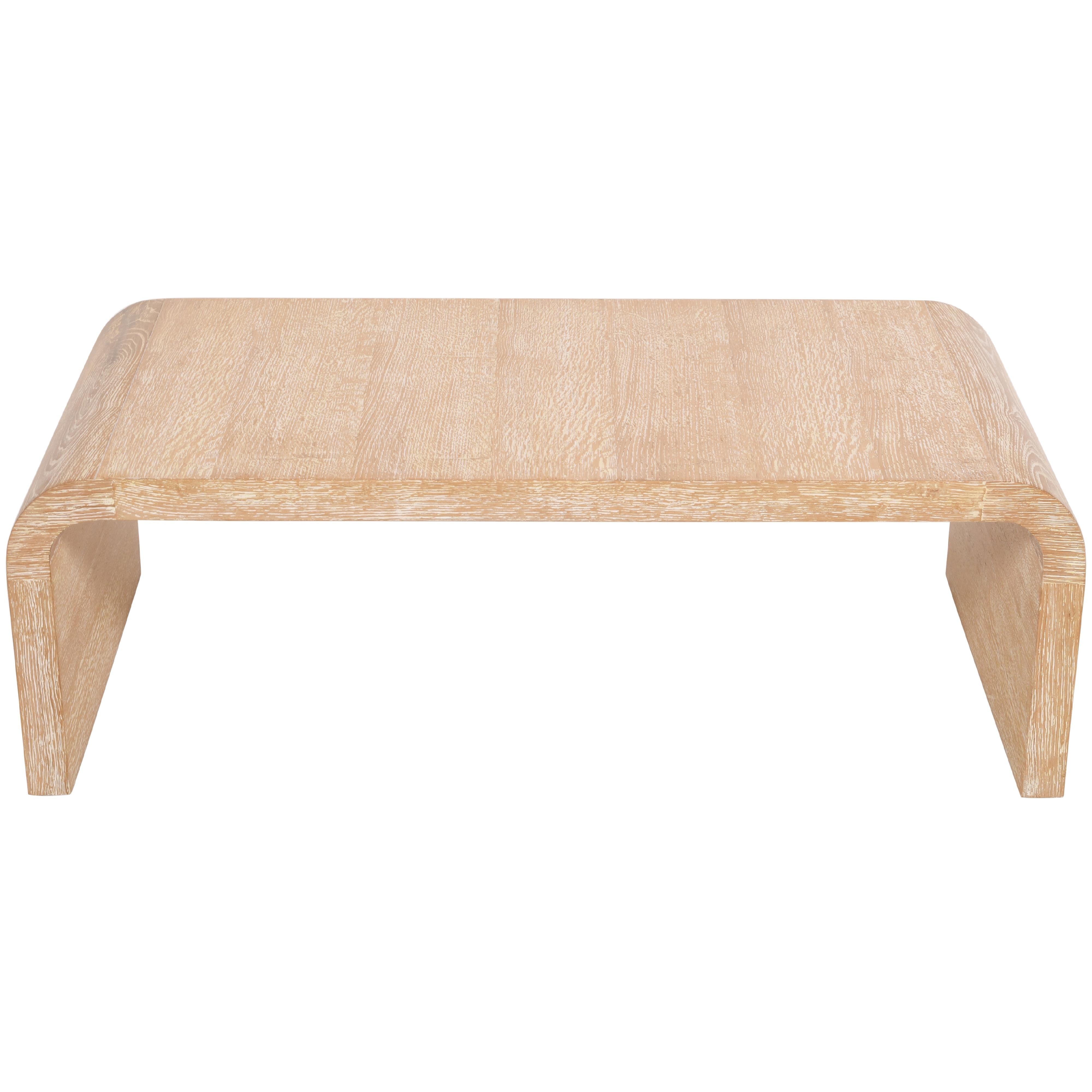 Meridian Cresthill White Oak Coffee Table