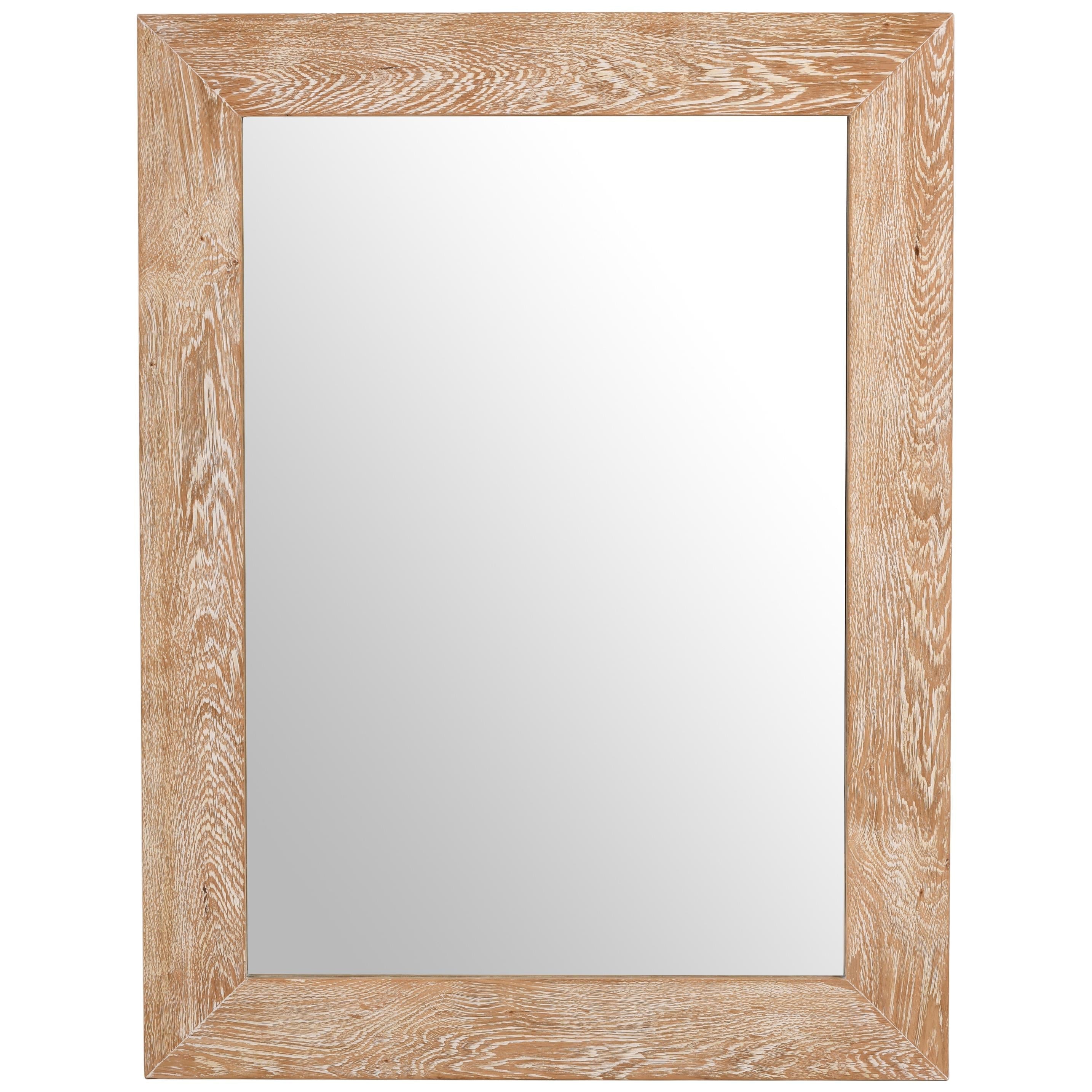 Meridian Cresthill White Oak Mirror