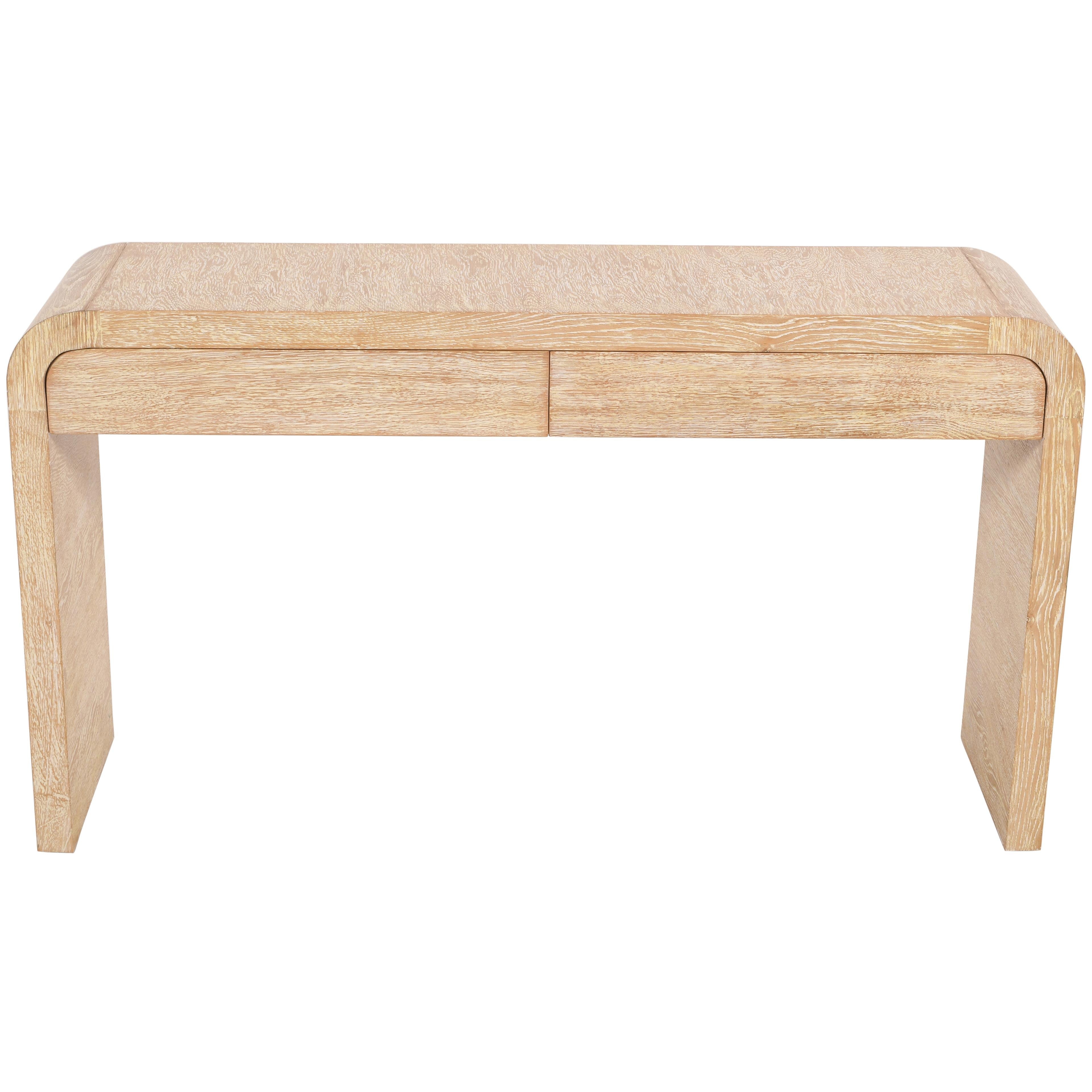 Meridian Cresthill White Oak Console Table