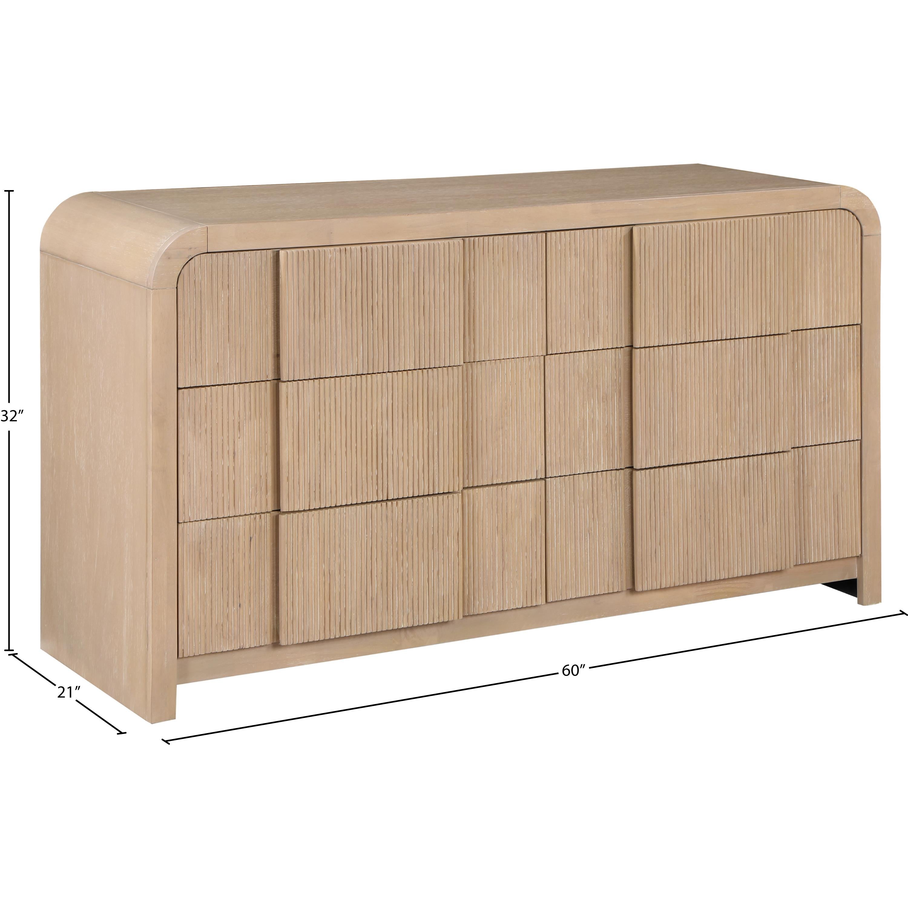 Meridian Fluted Natural Dresser