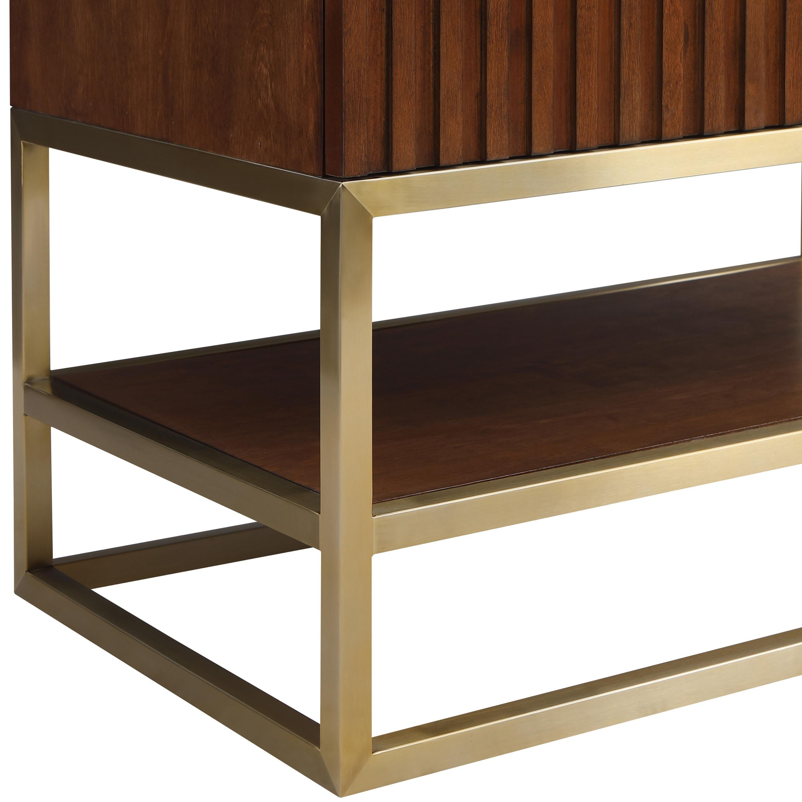 Meridian Monad Walnut Bathroom Vanity