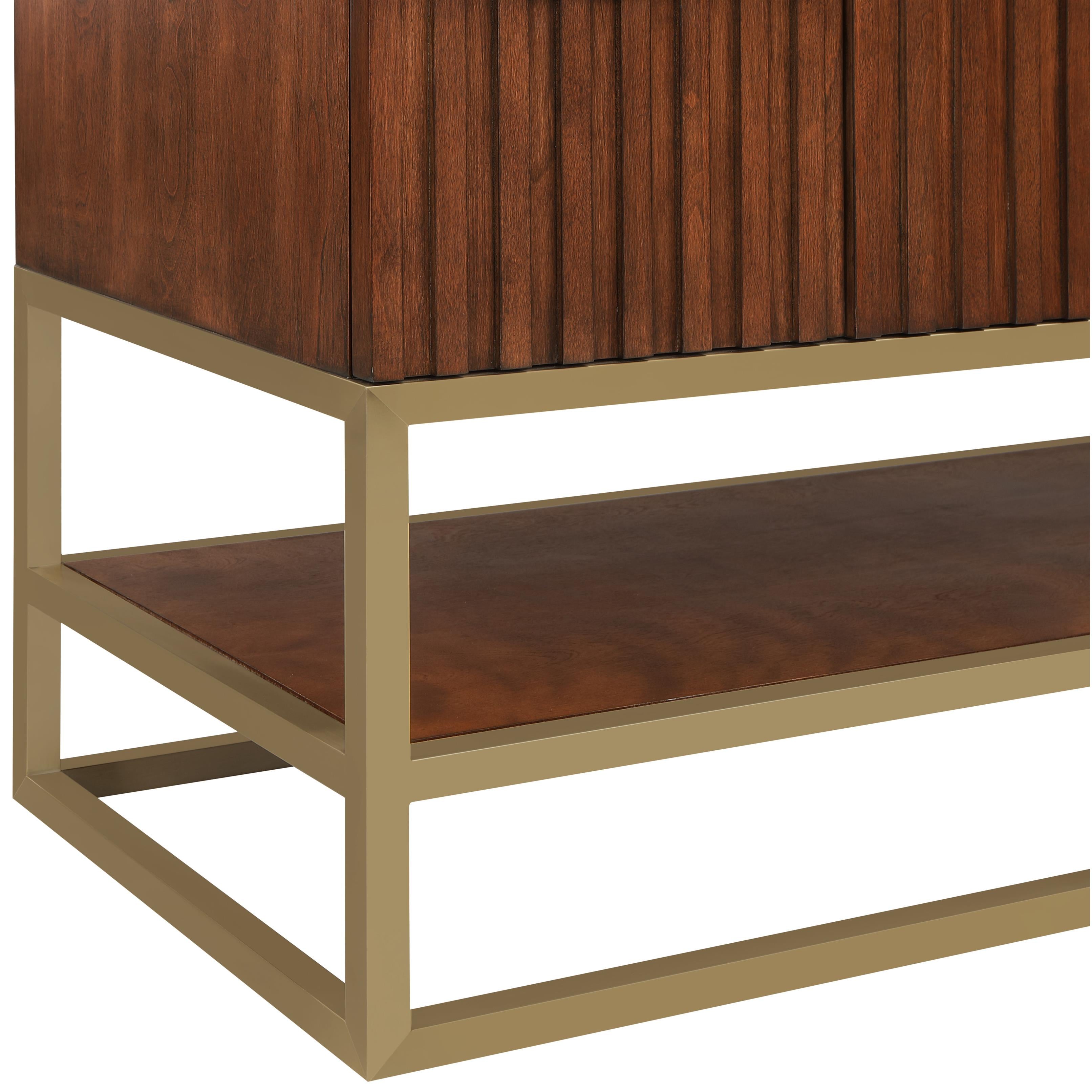 Meridian Monad Walnut Bathroom Vanity