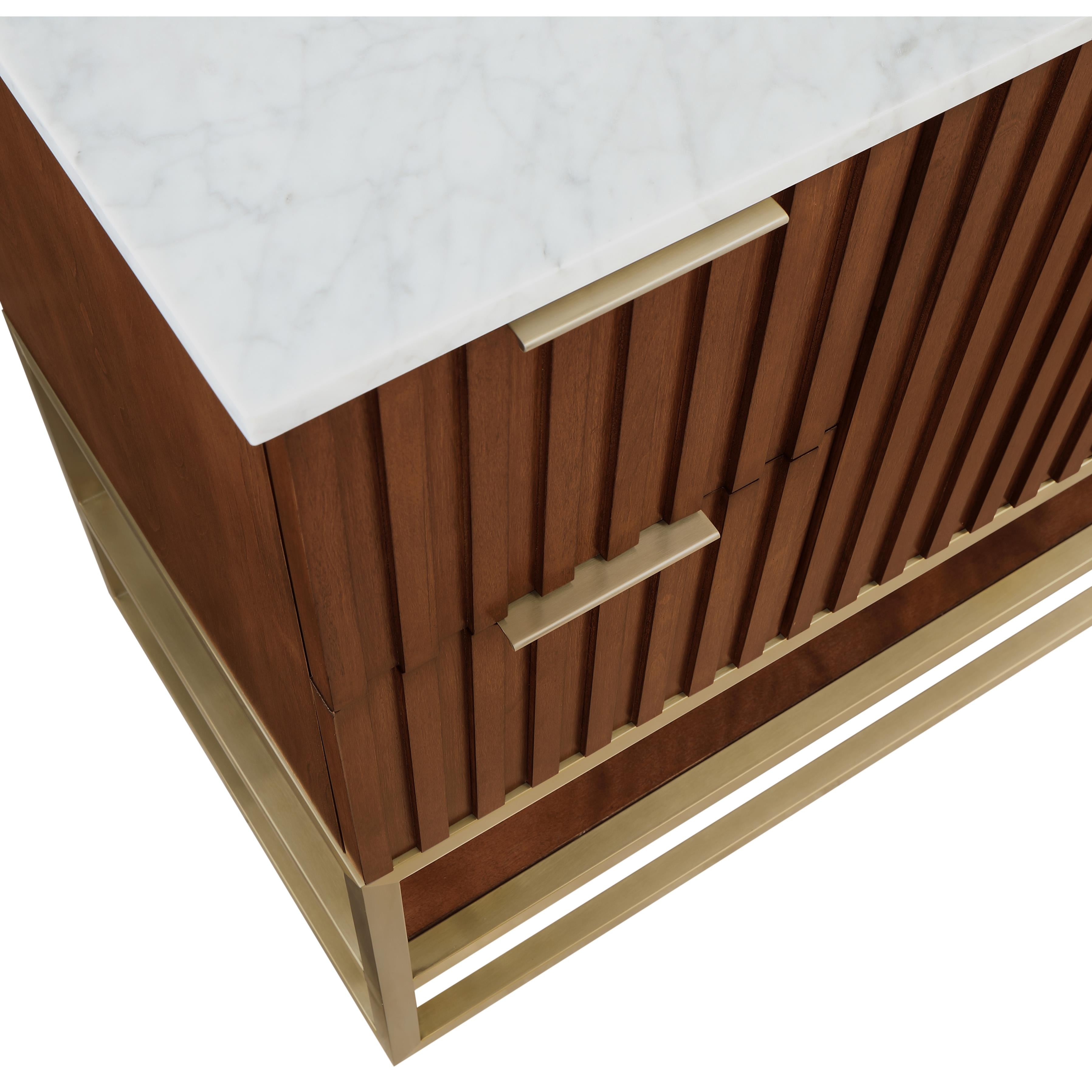 Meridian Monad Walnut Bathroom Vanity