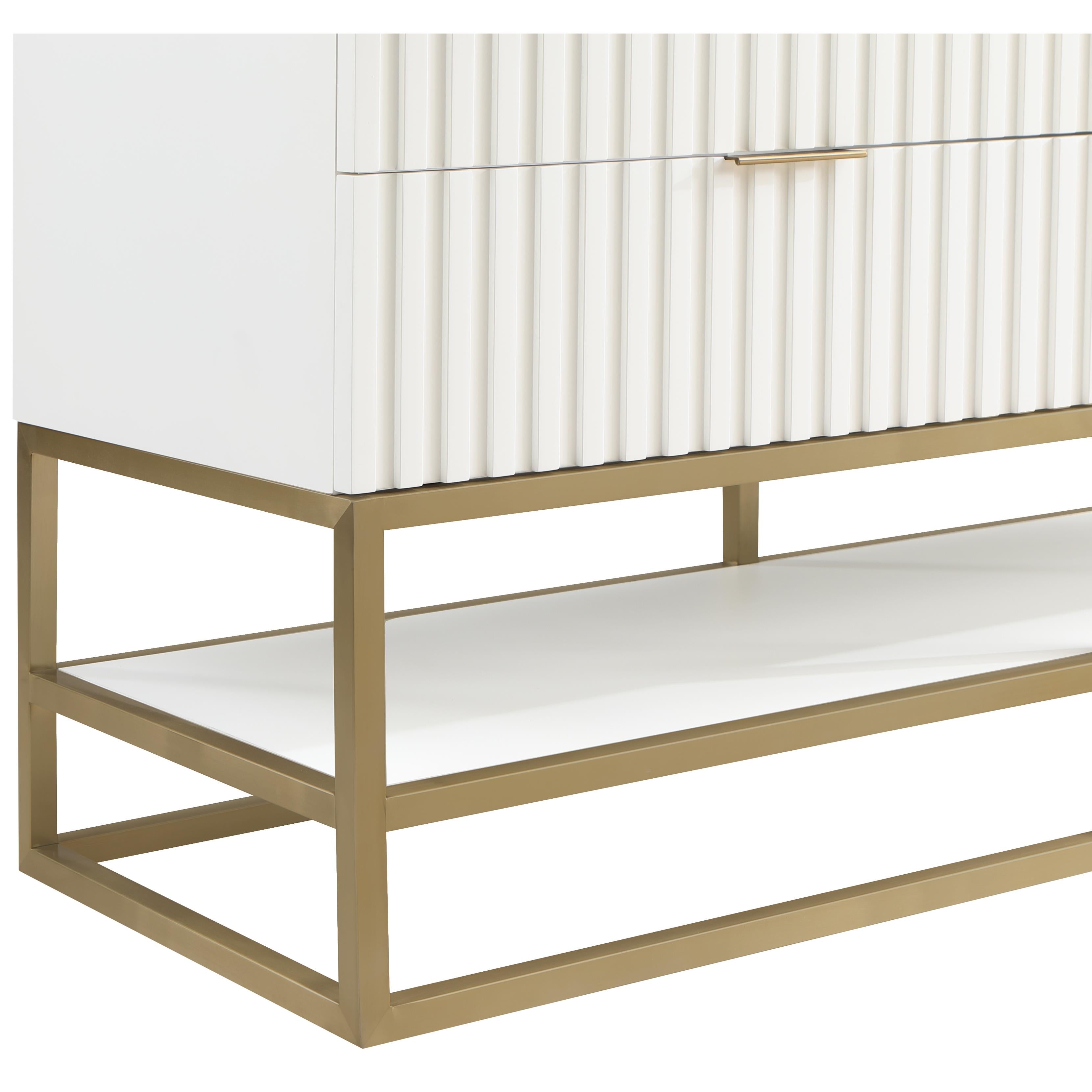 Meridian Monad White Bathroom Vanity