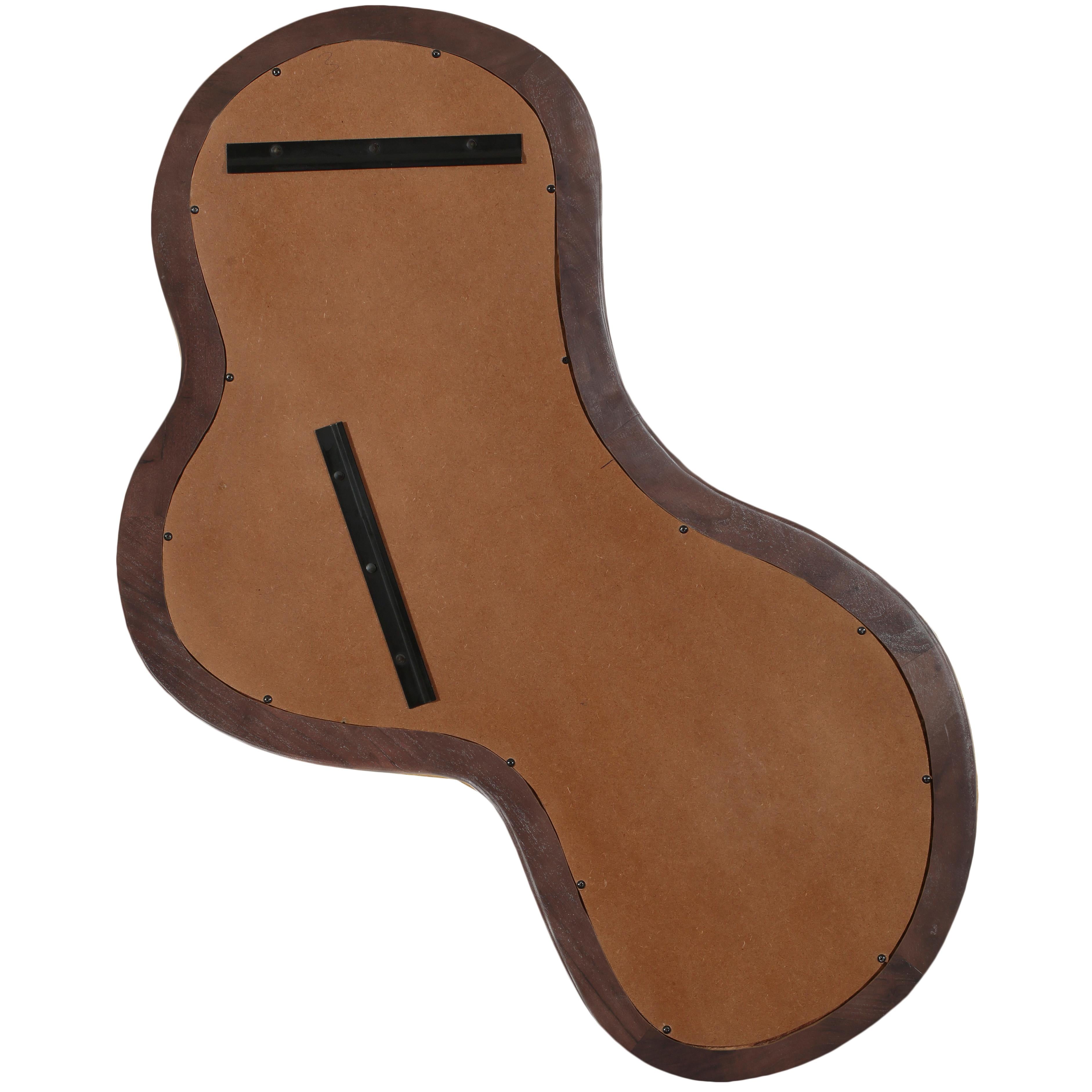 Meridian Oblique Brown Mirror