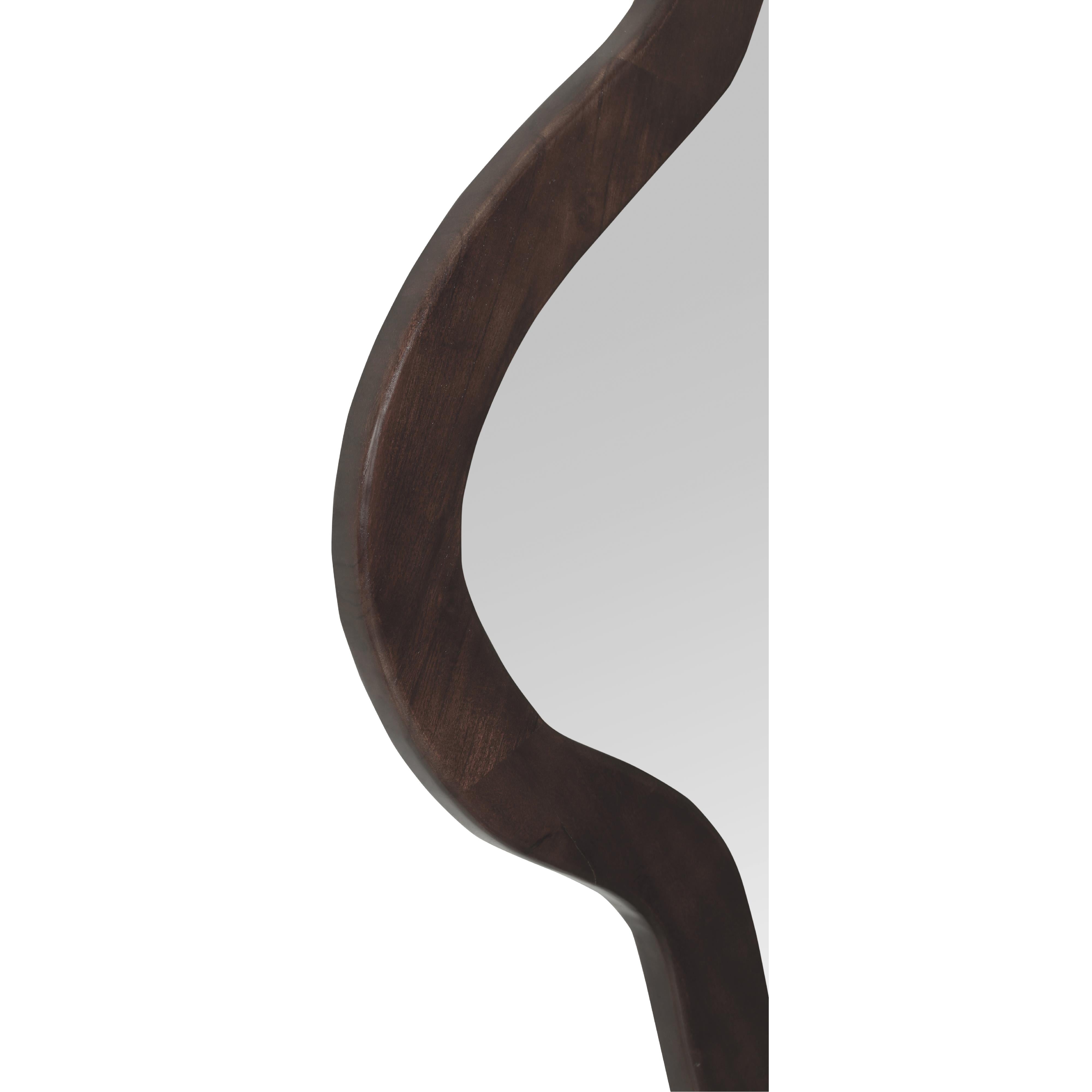 Meridian Oblique Brown Mirror