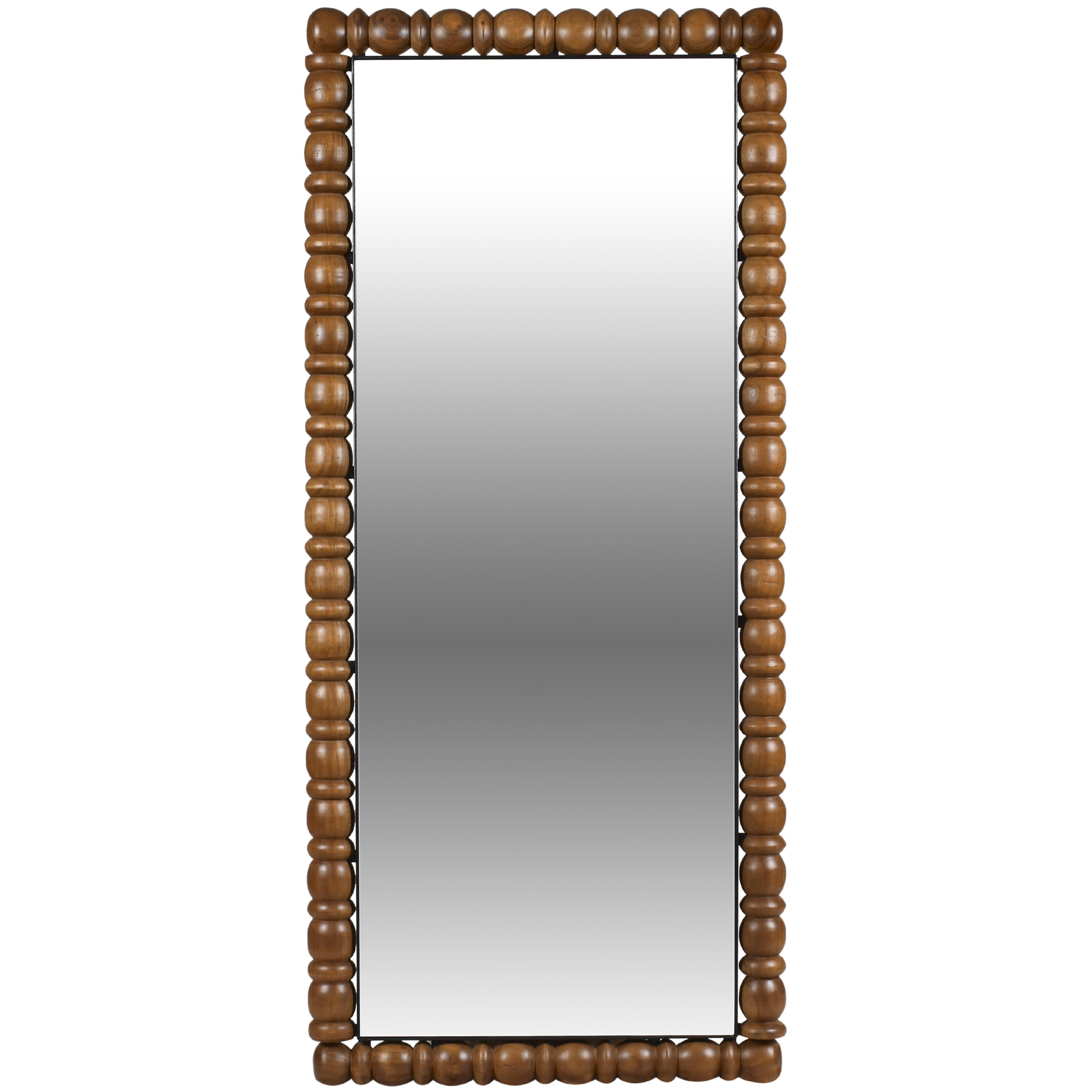 Meridian Aubrey Brown Mirror