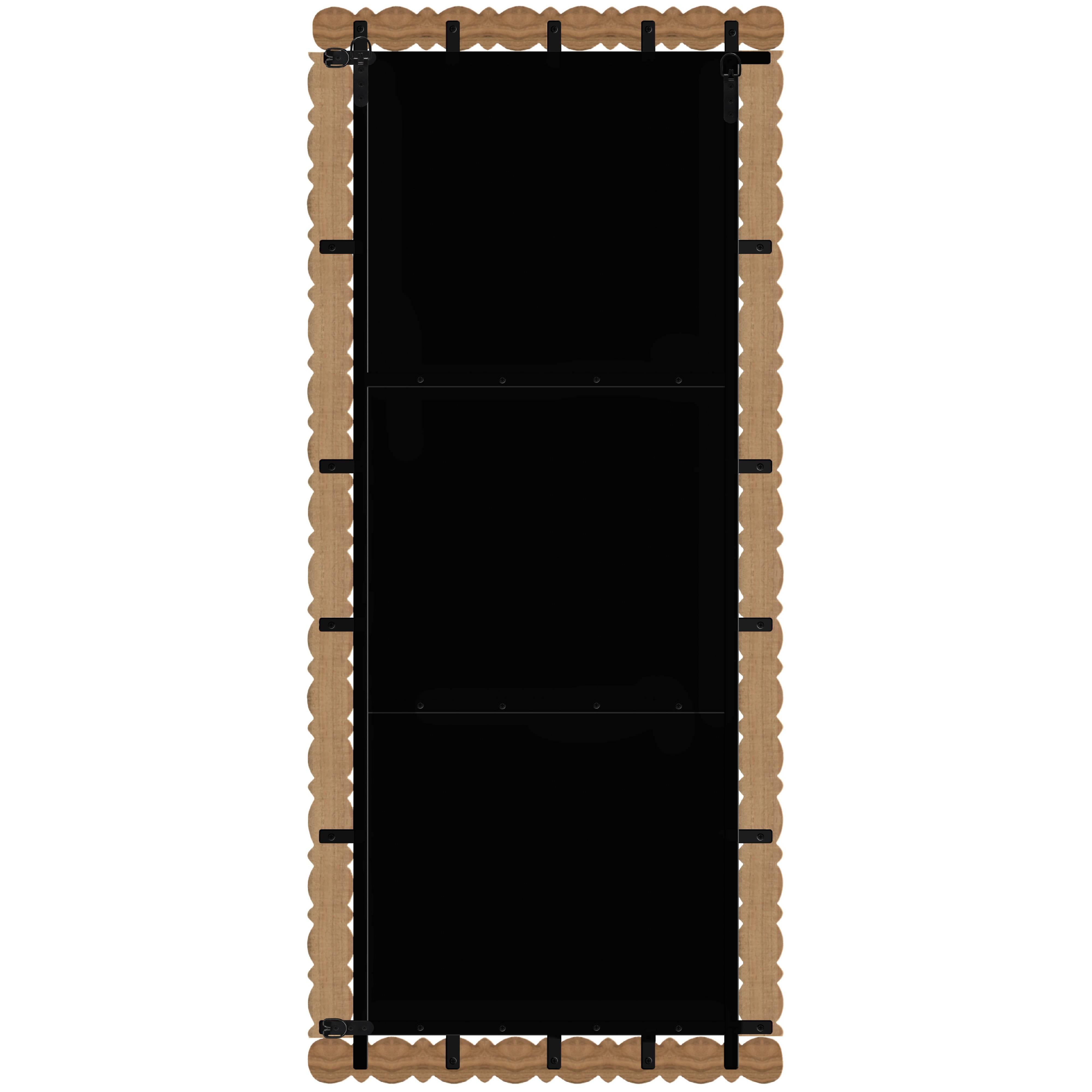 Meridian Aubrey Brown Mirror