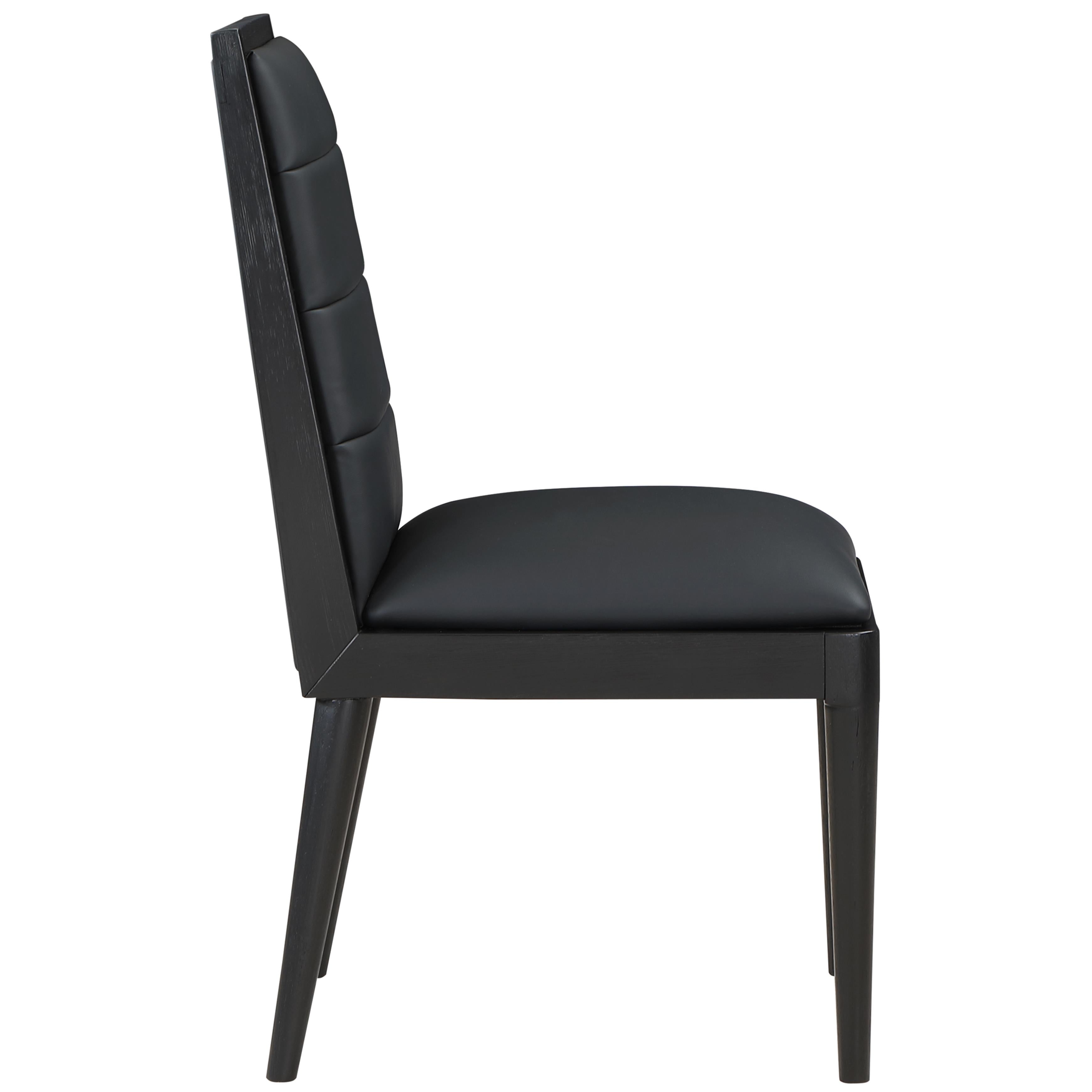Meridian Bristol Black Vegan Leather Dining Chair