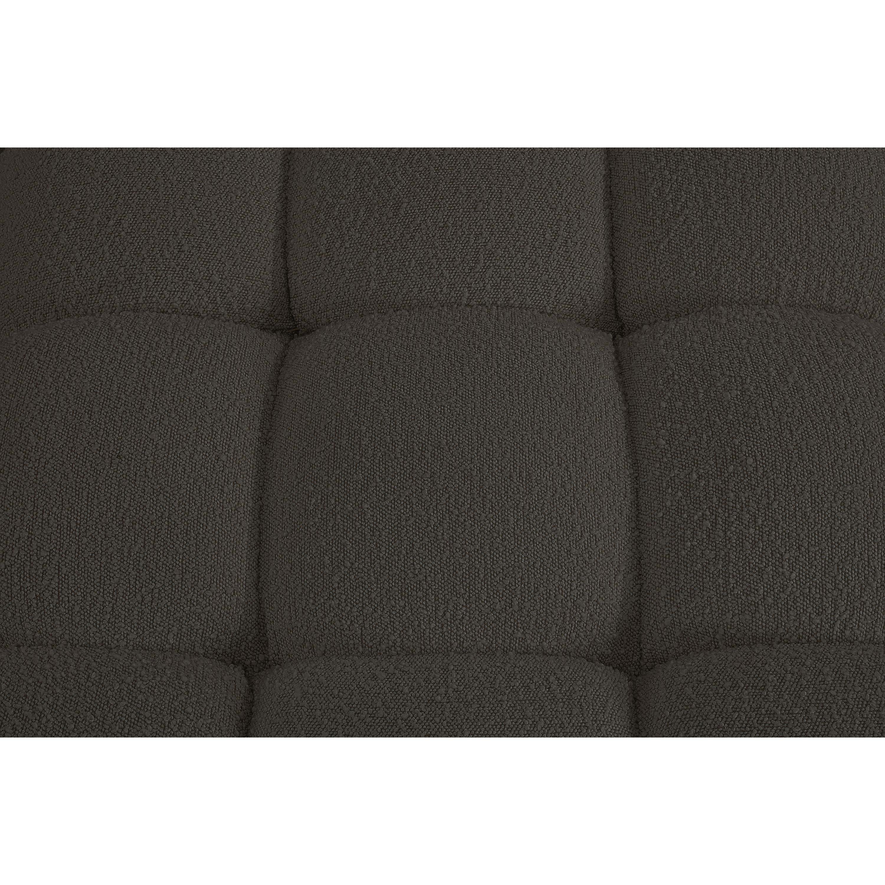 Meridian Ames Brown Boucle Fabric Armless