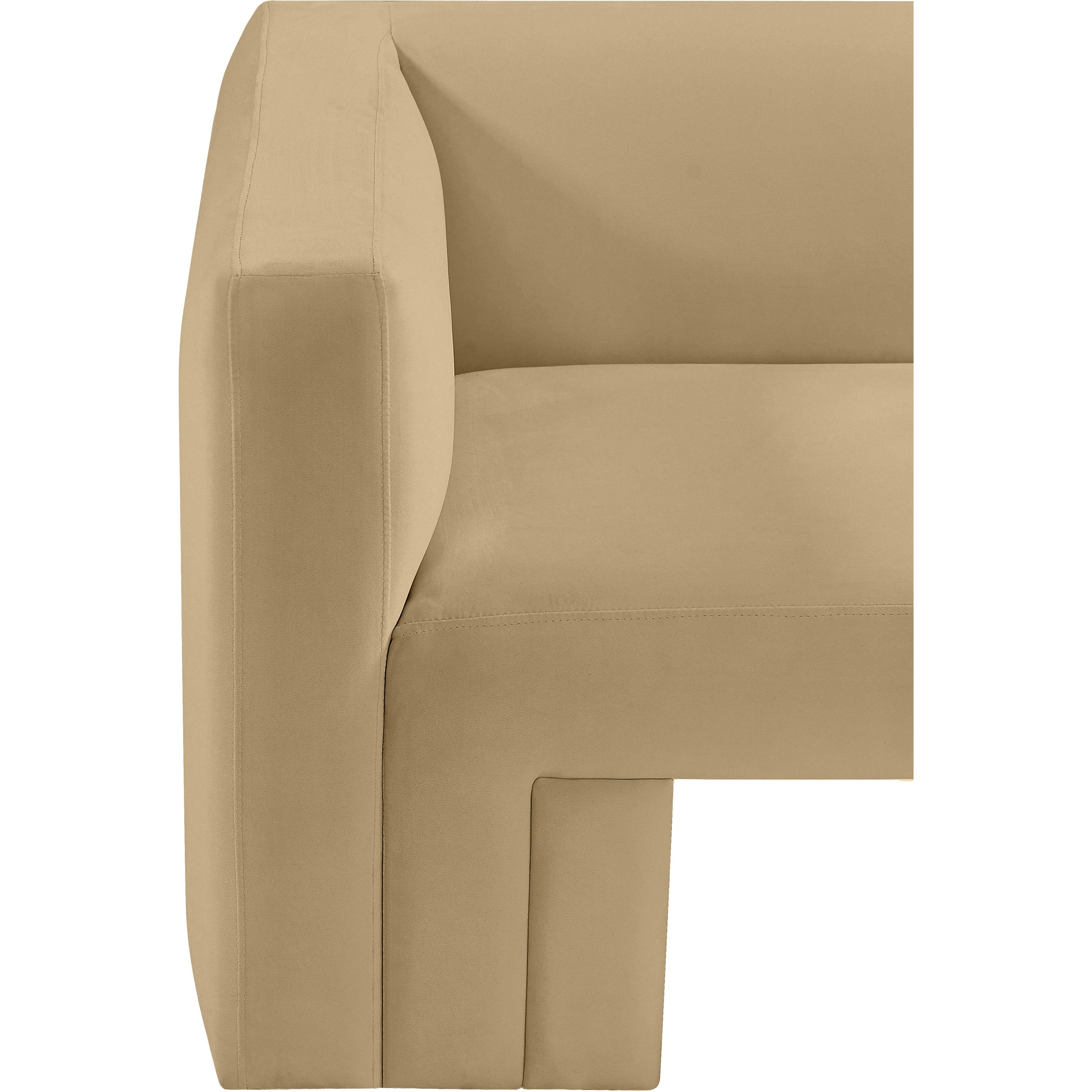 Meridian Henson Camel Velvet Chair