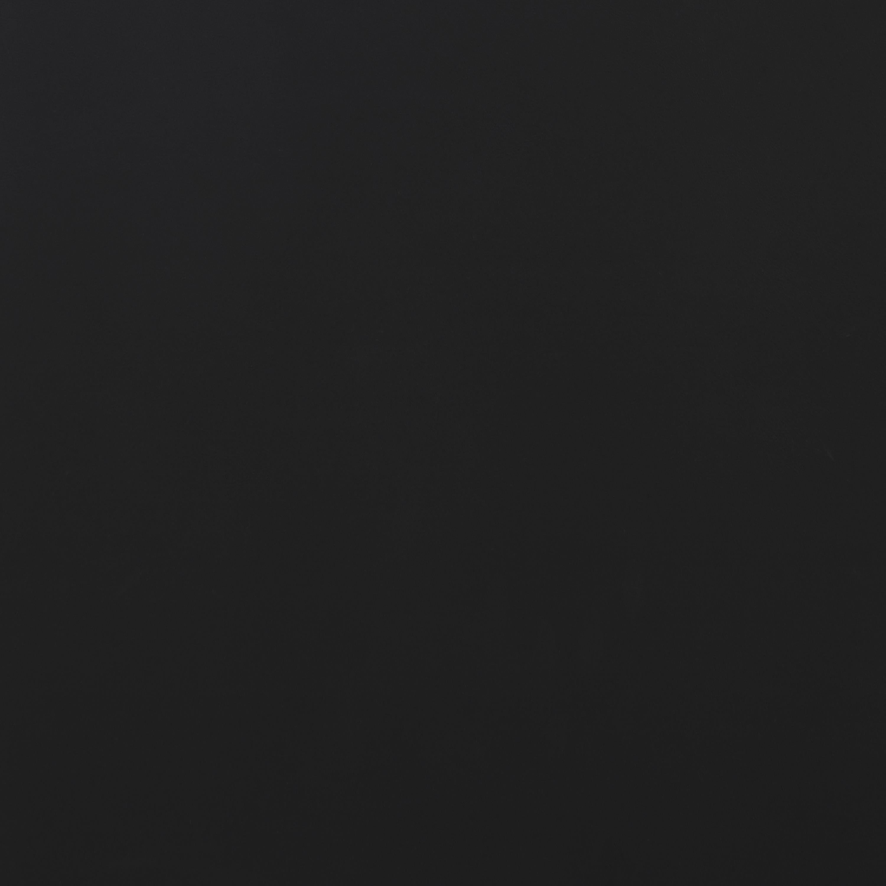 Meridian Cube Black Vegan Leather Ottoman