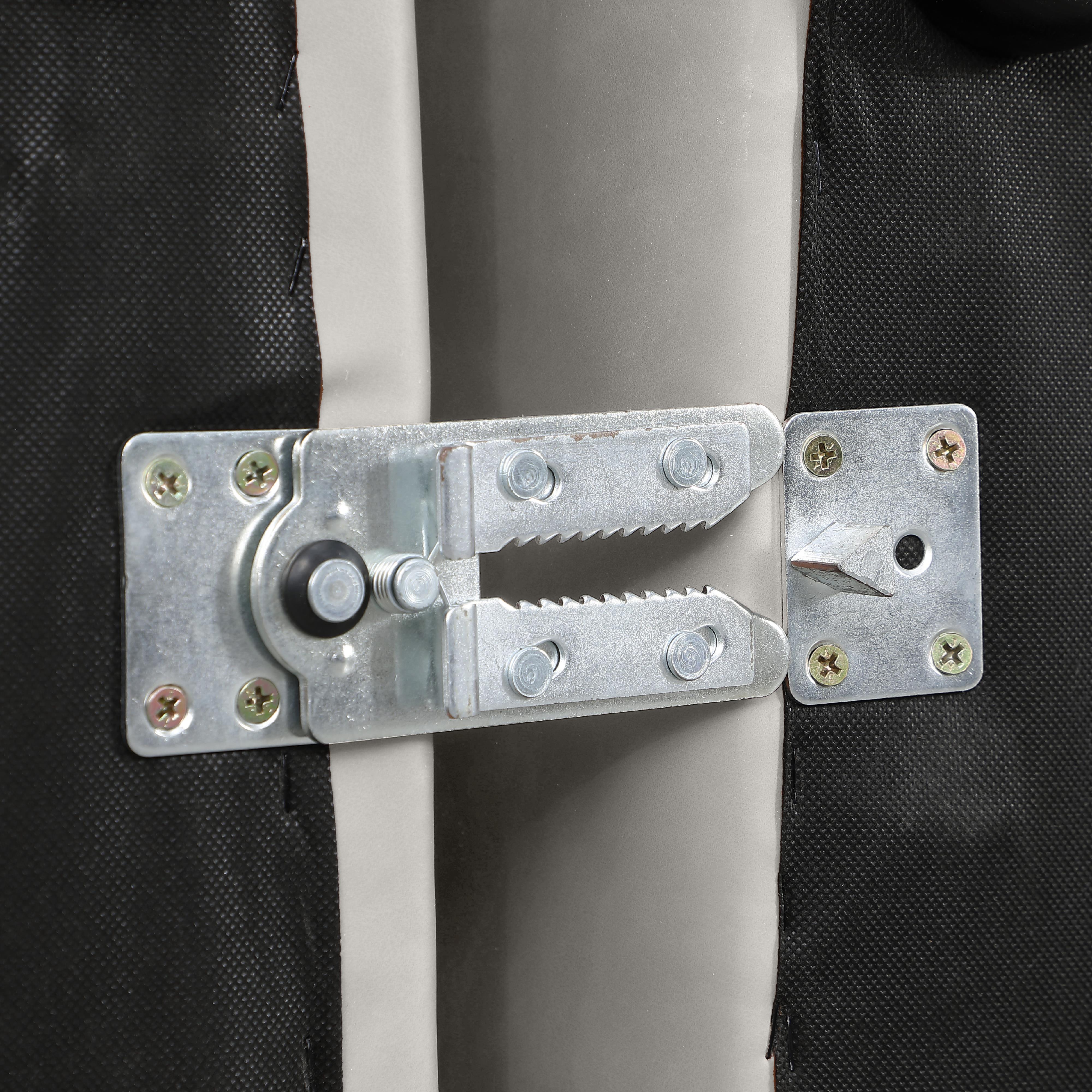 Meridian Cube Cream Vegan Leather Ottoman