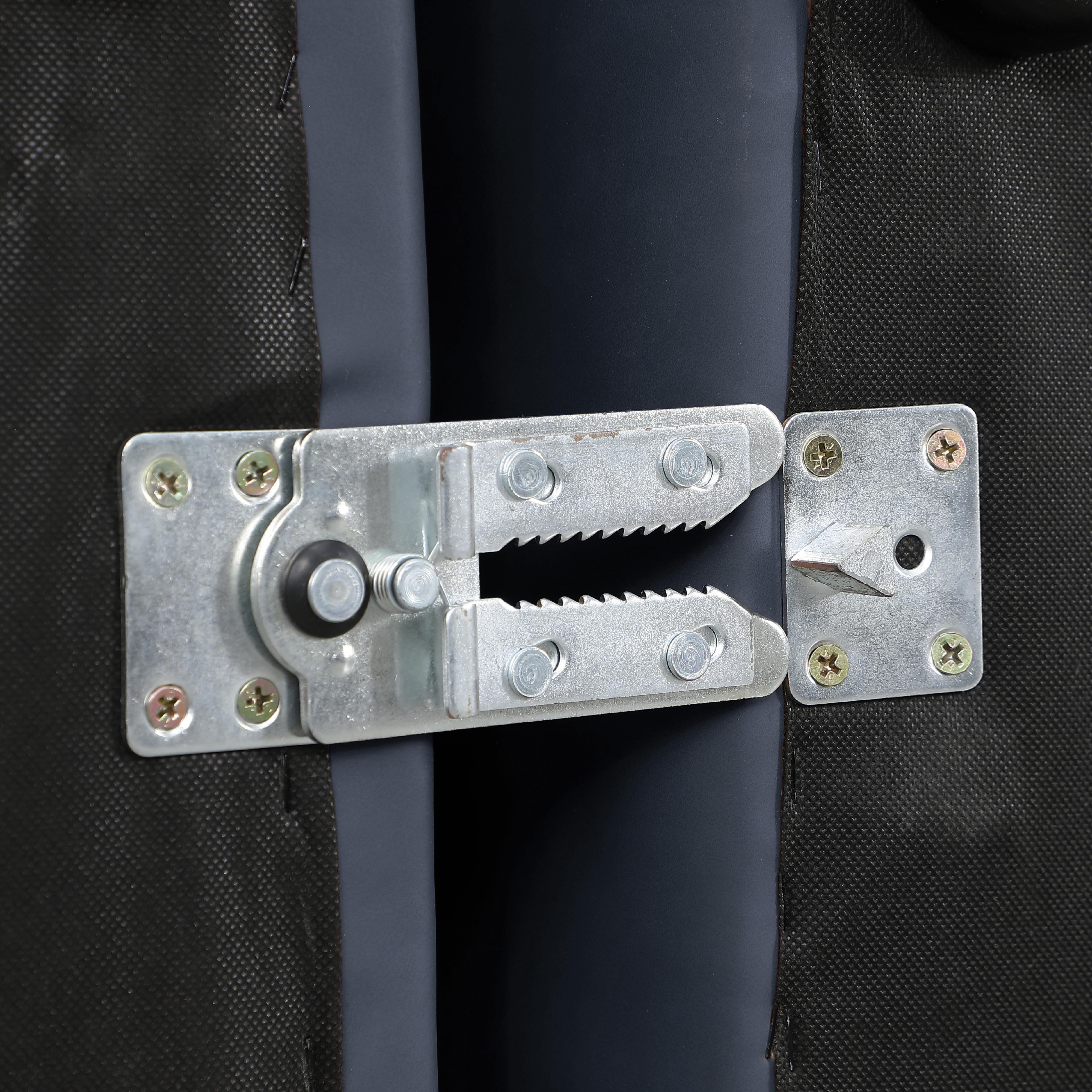 Meridian Cube Navy Blue Vegan Leather Ottoman