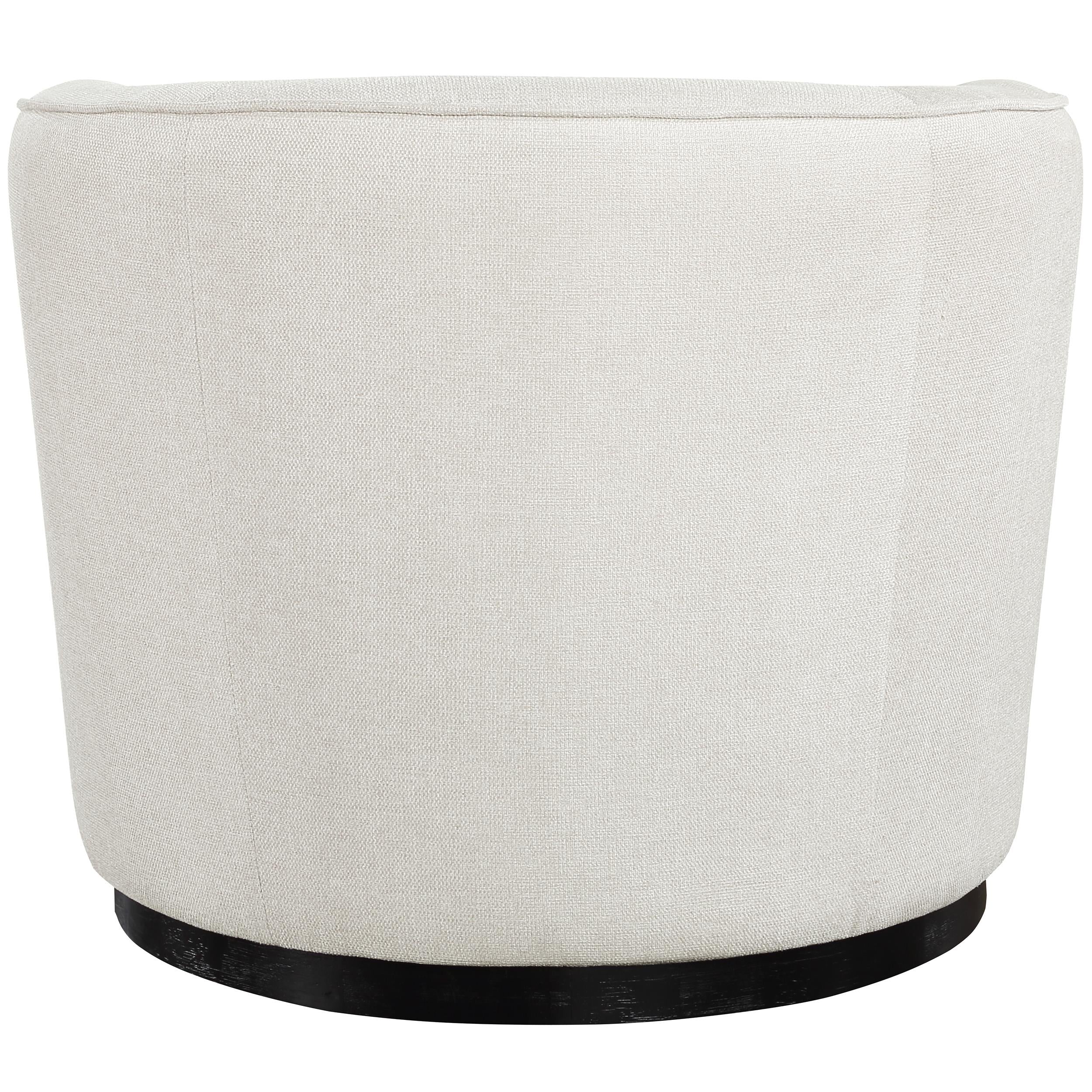 Meridian Mylah Beige Polyester Fabric Chair