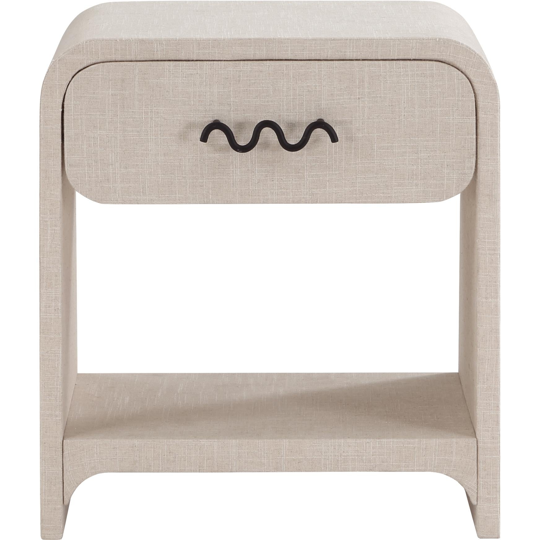 Meridian Medley Cream Night Stand / Side Table