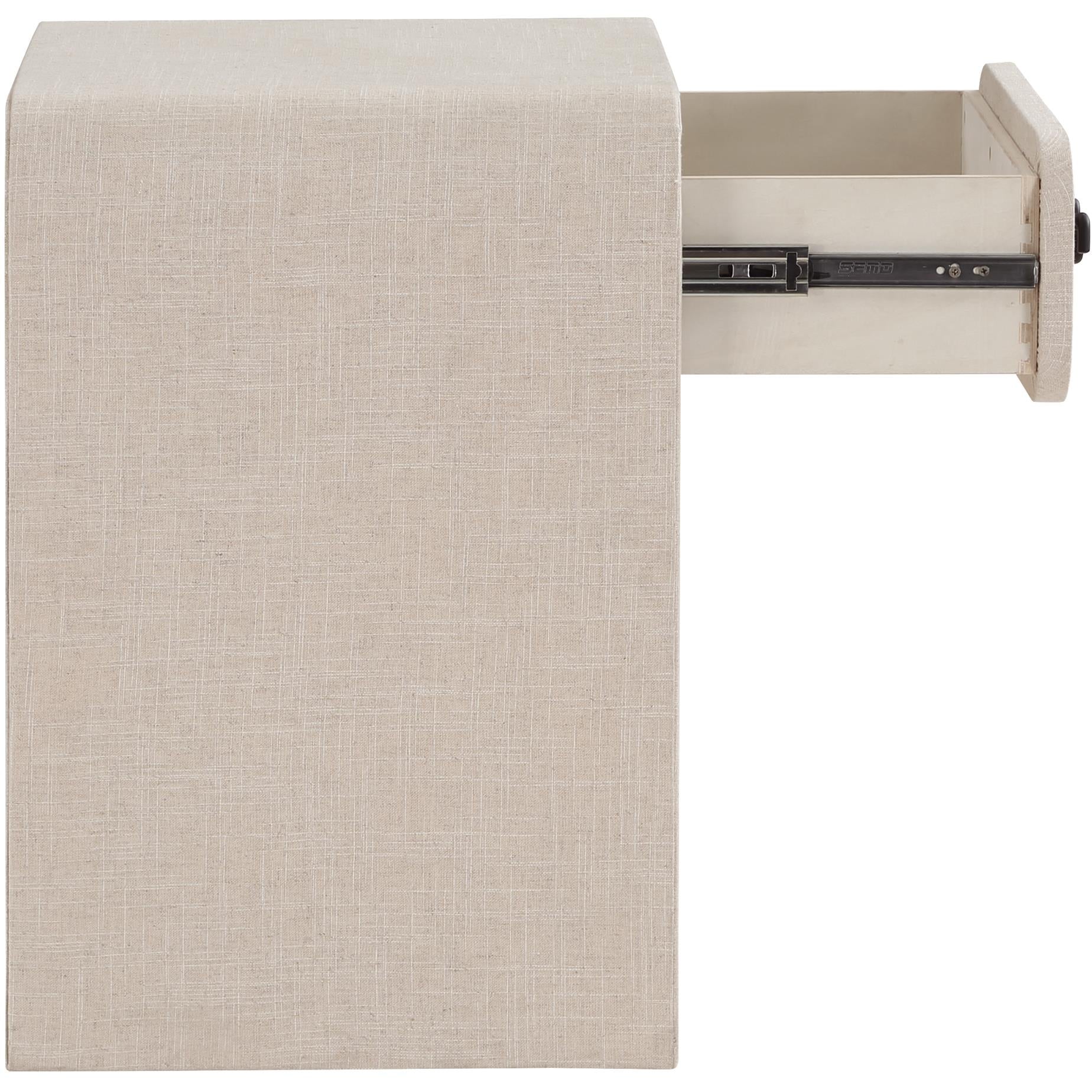 Meridian Medley Cream Night Stand / Side Table