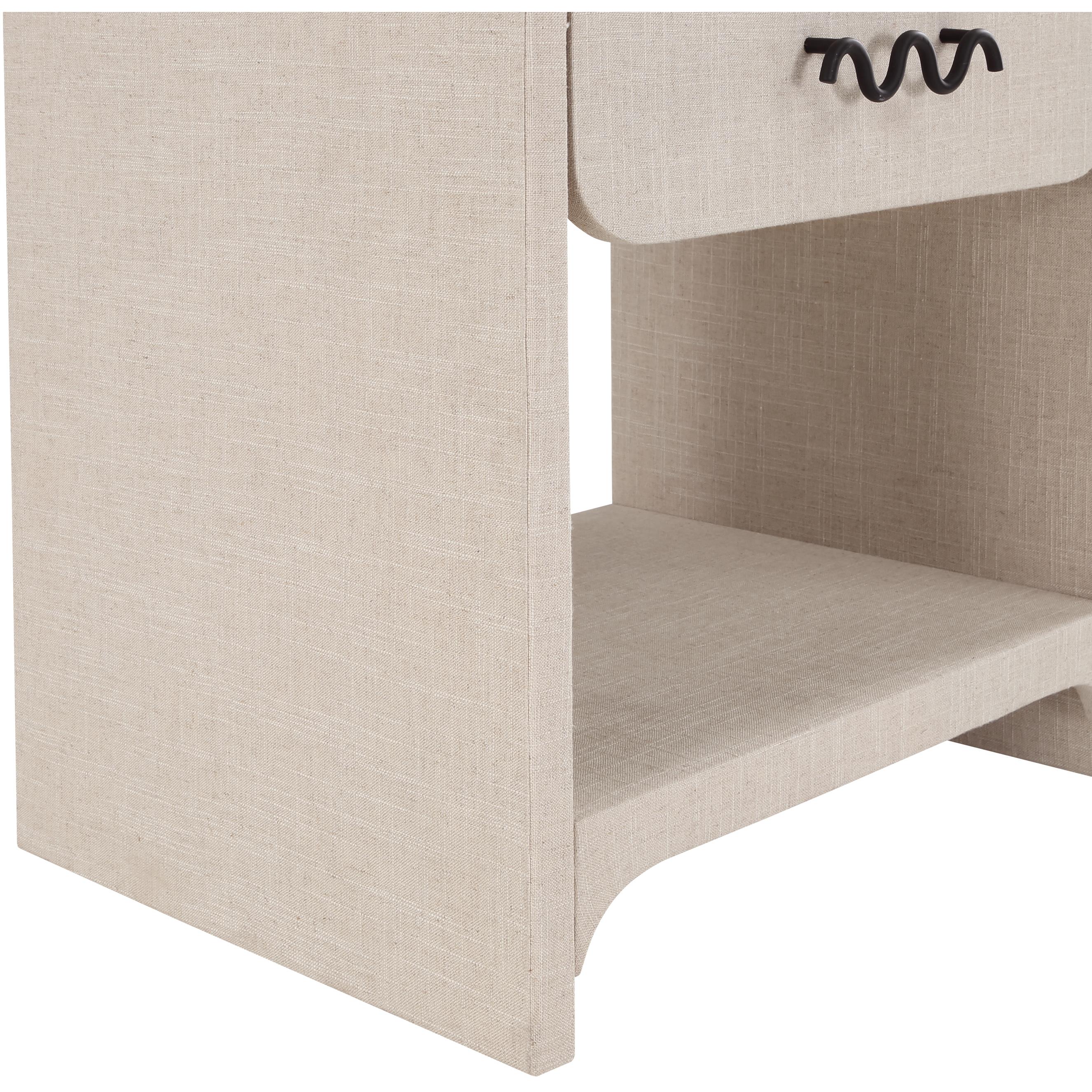 Meridian Medley Cream Night Stand / Side Table