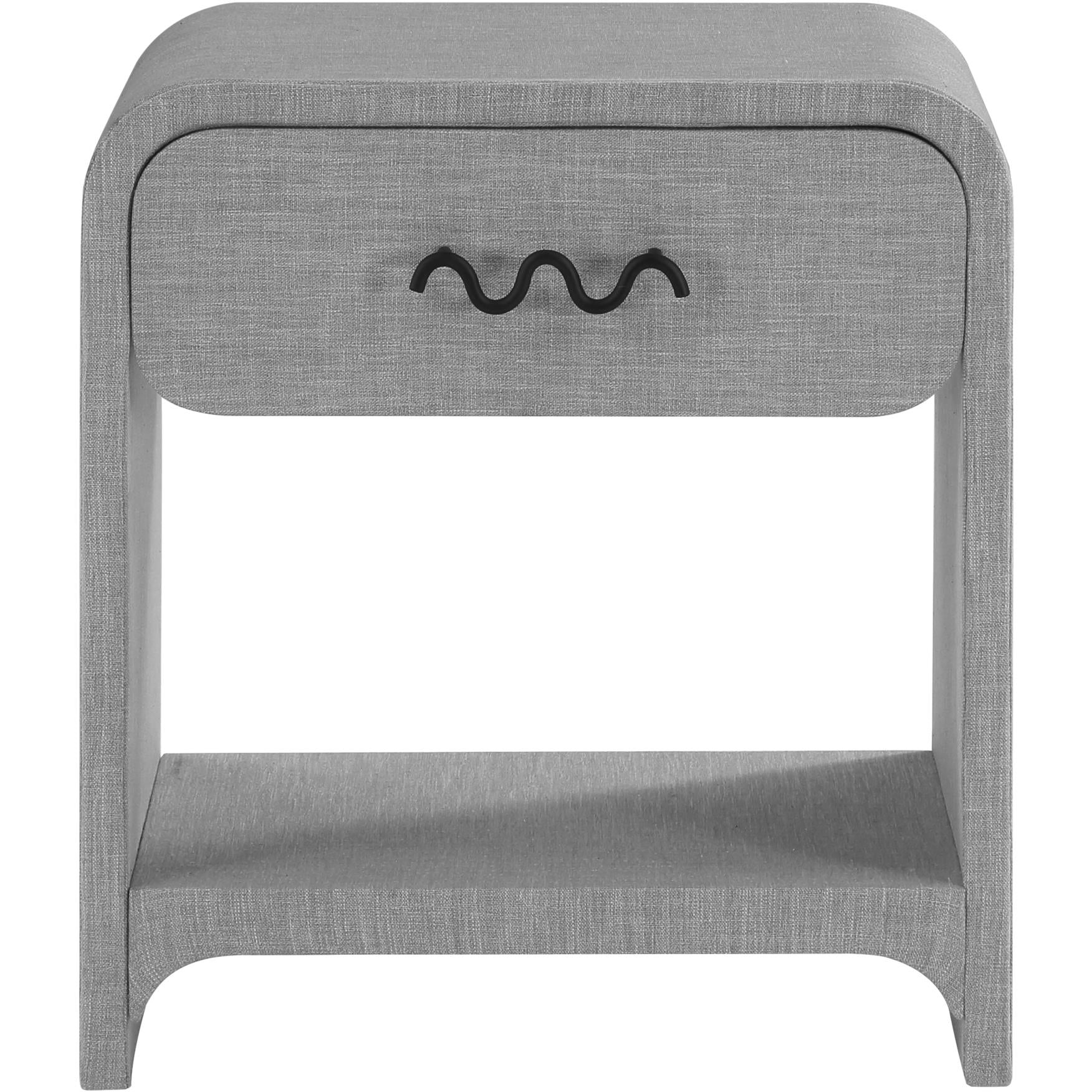 Meridian Medley Grey Night Stand / Side Table