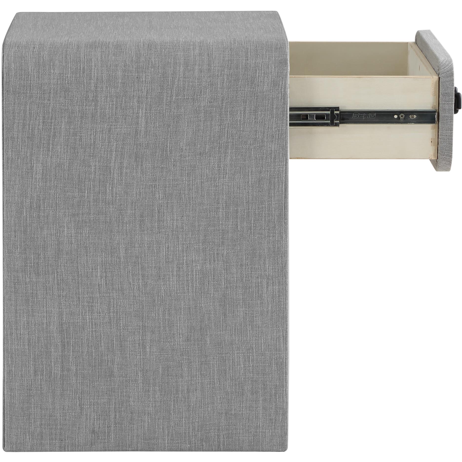 Meridian Medley Grey Night Stand / Side Table