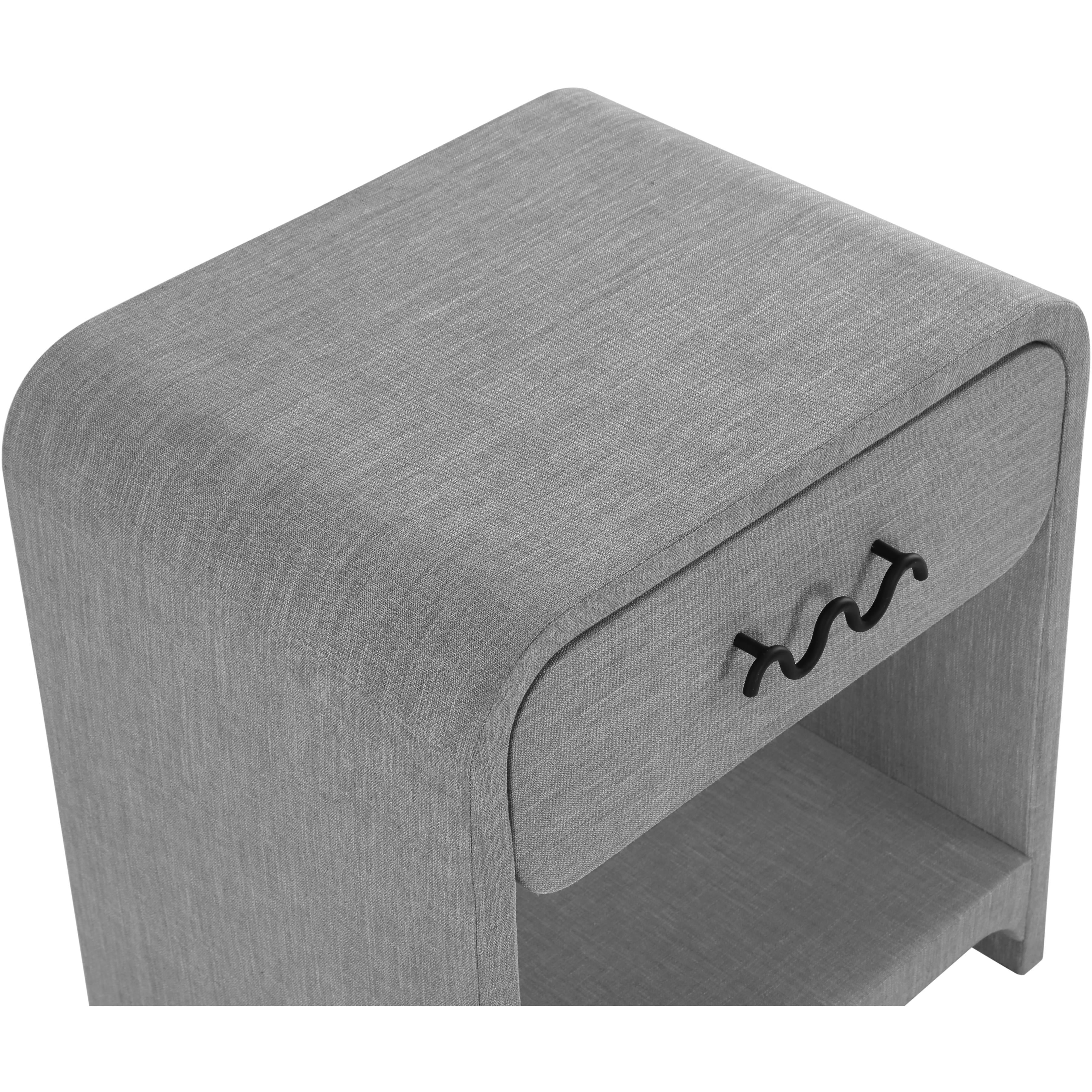 Meridian Medley Grey Night Stand / Side Table