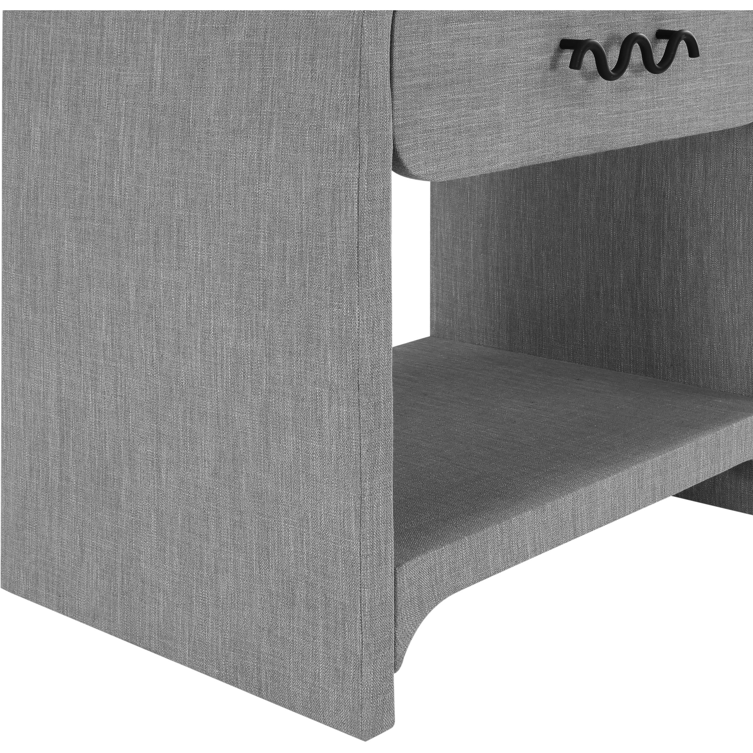 Meridian Medley Grey Night Stand / Side Table