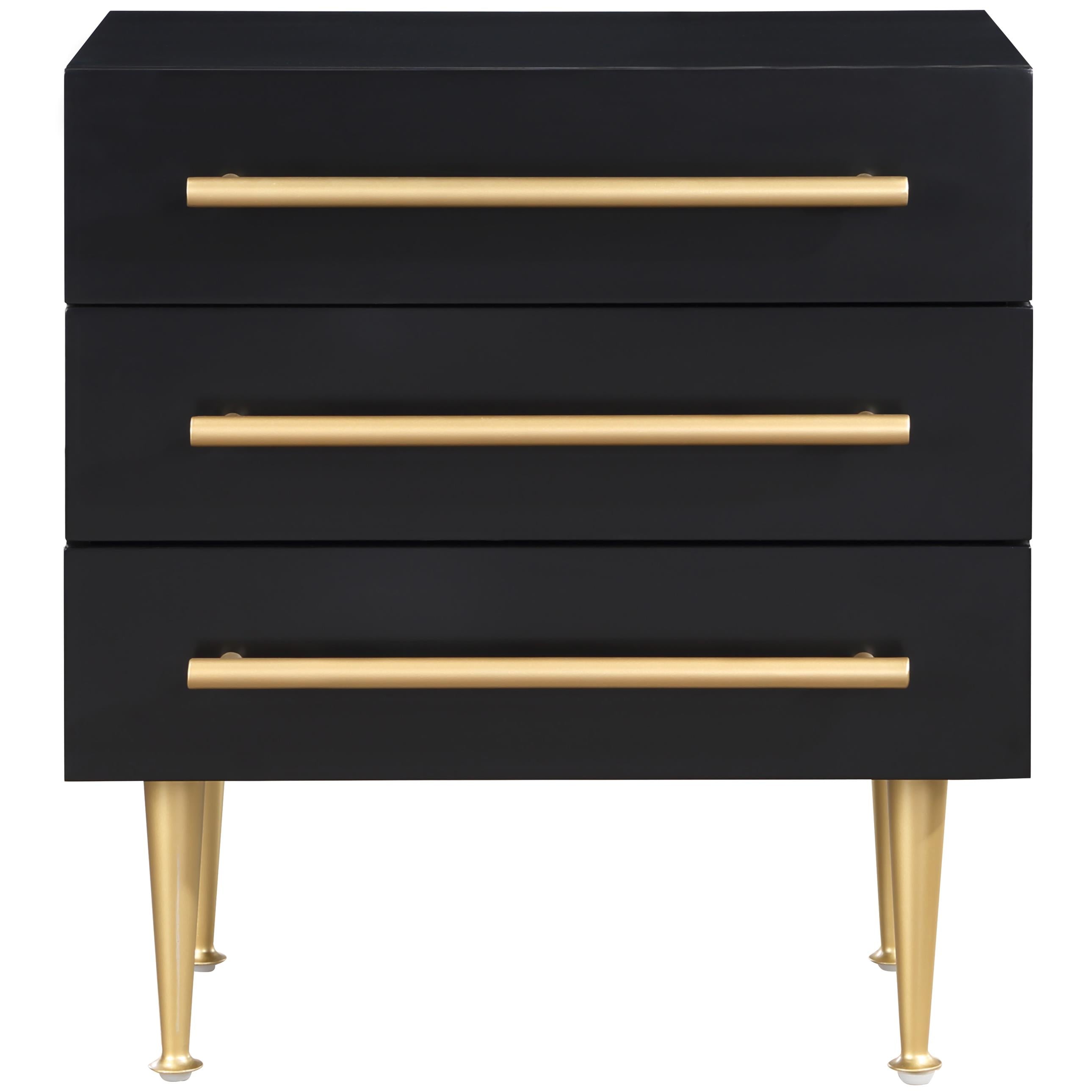Meridian Marisol Black Night Stand