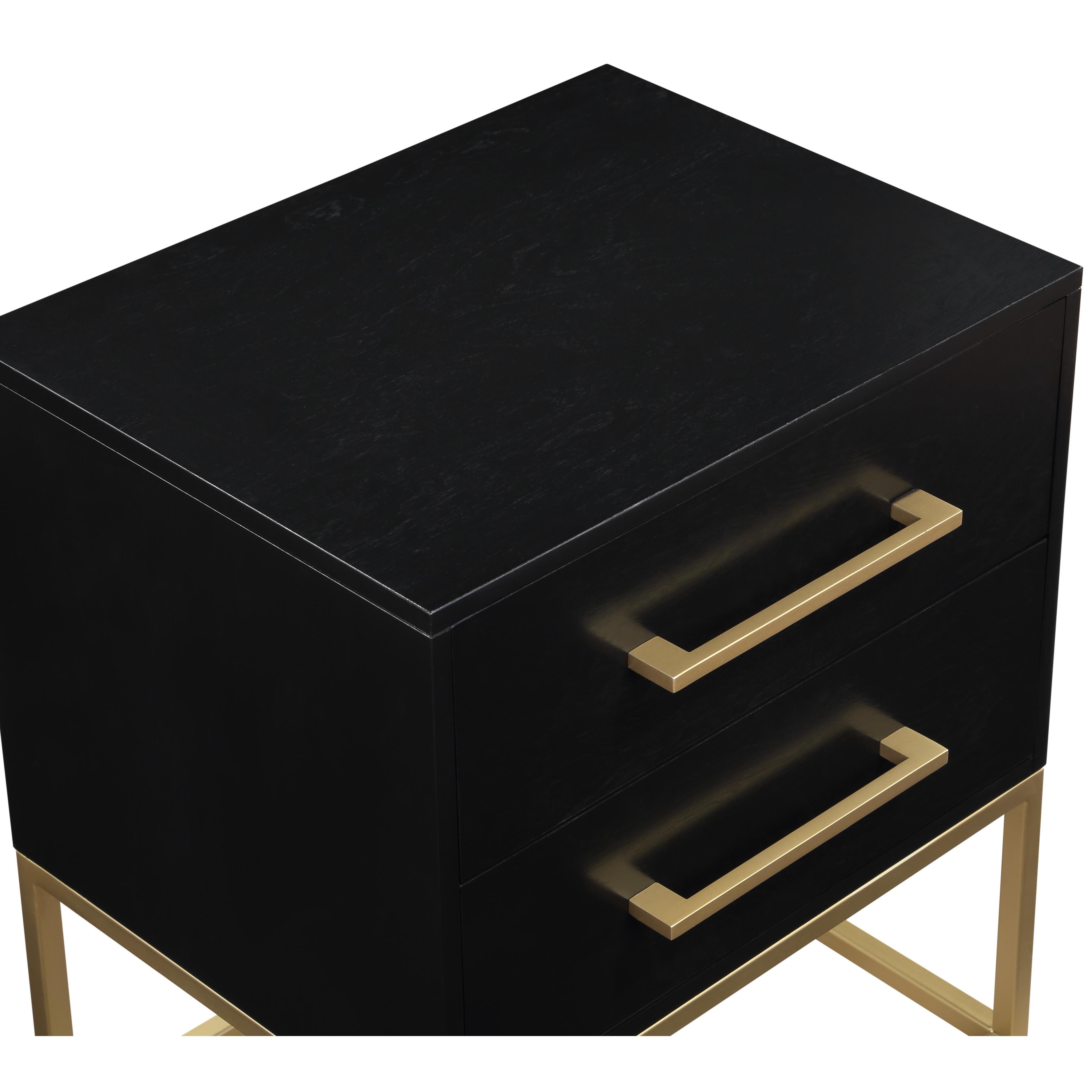 Meridian Maxine Black Night Stand