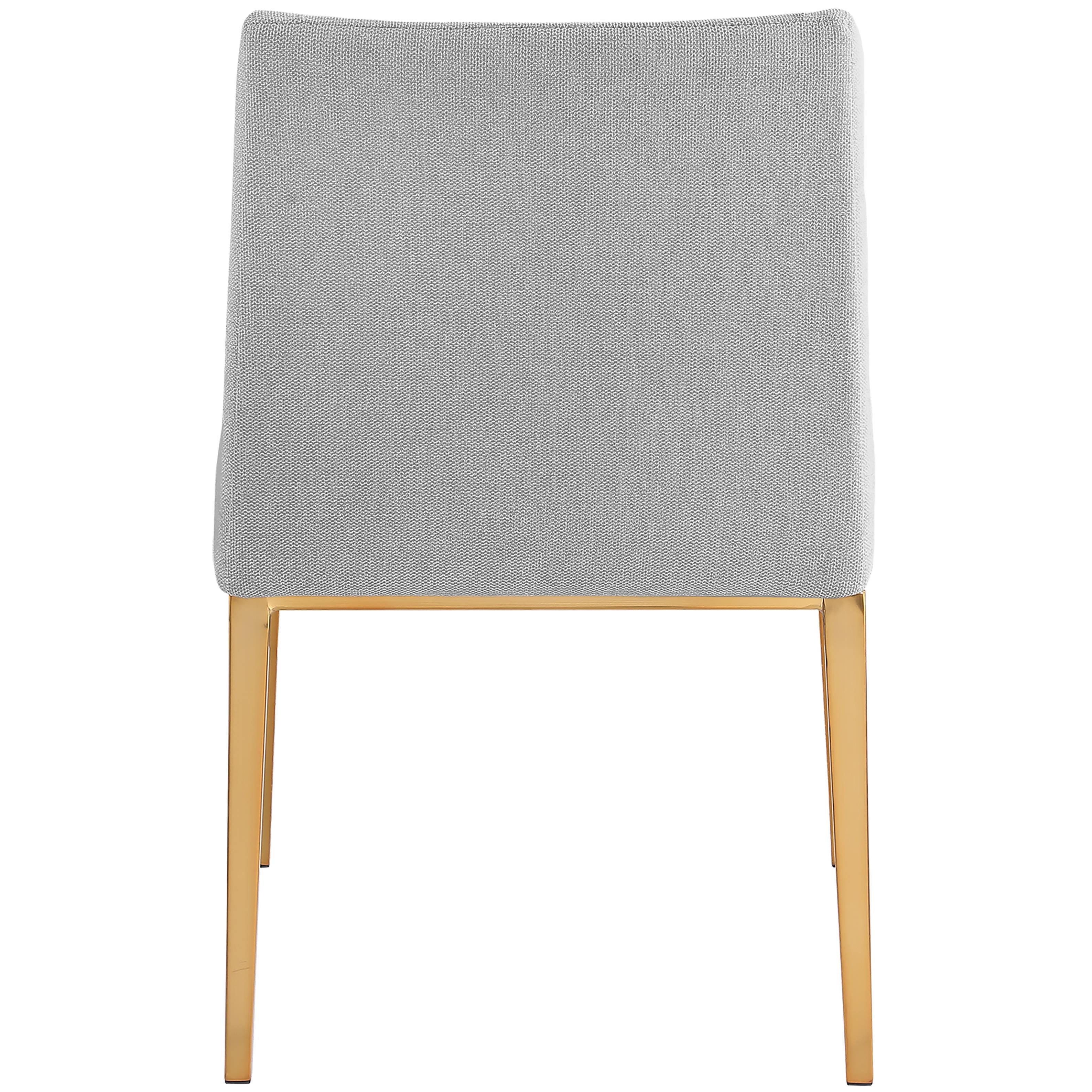 Meridian Haines Grey Polyester Fabric Dining Chair