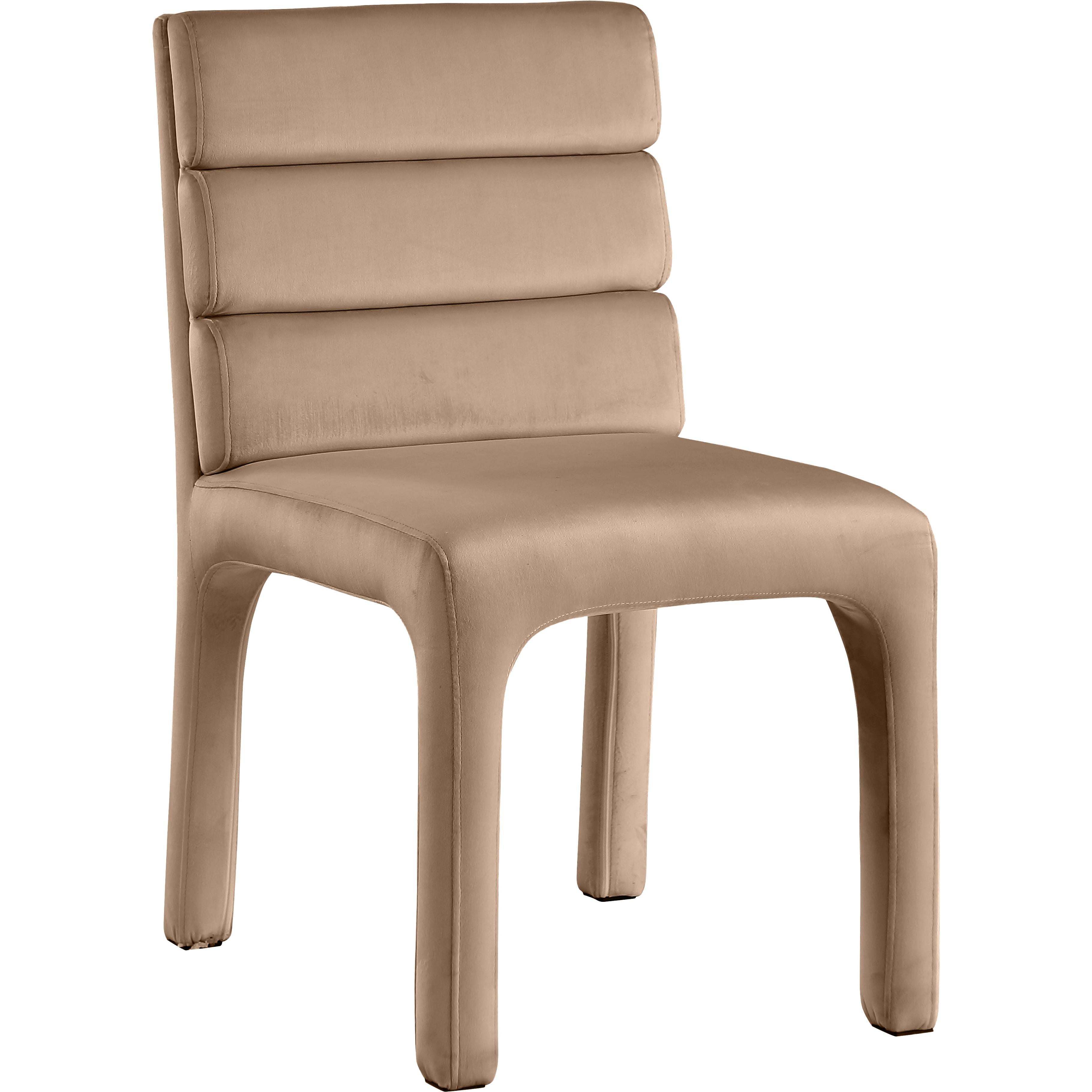 Meridian Kai Beige Velvet Dining Chair