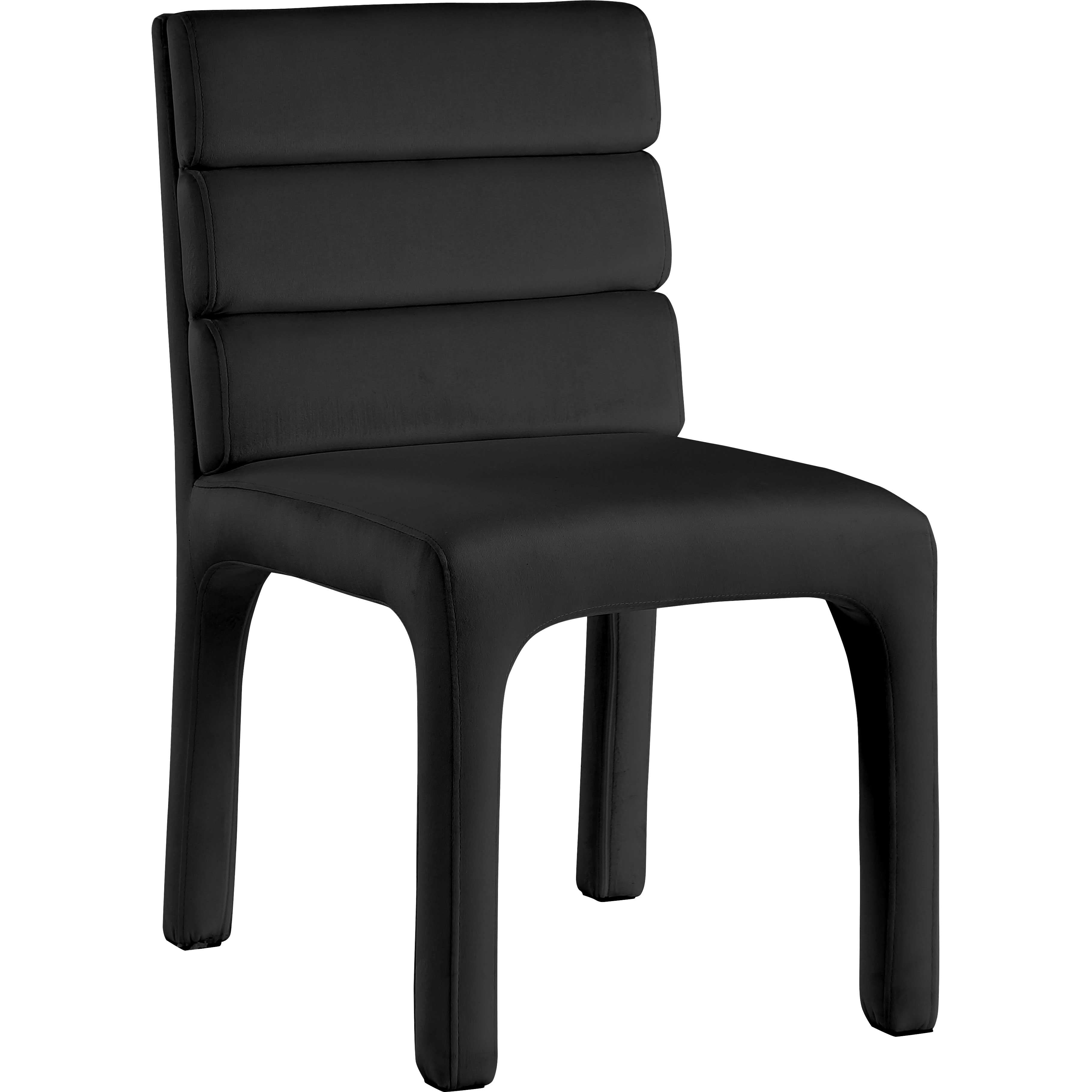 Meridian Kai Black Velvet Dining Chair