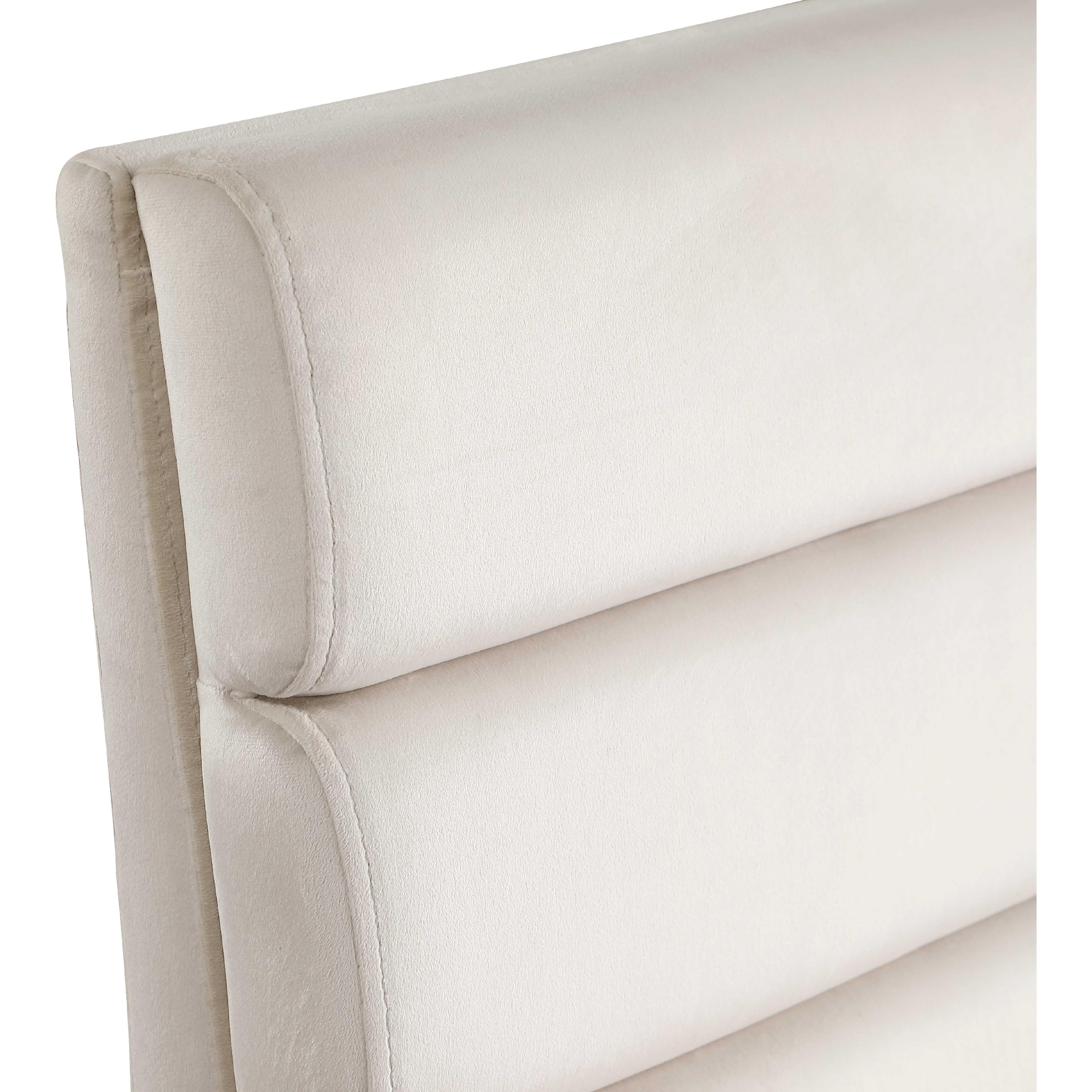 Meridian Kai Cream Velvet Dining Chair