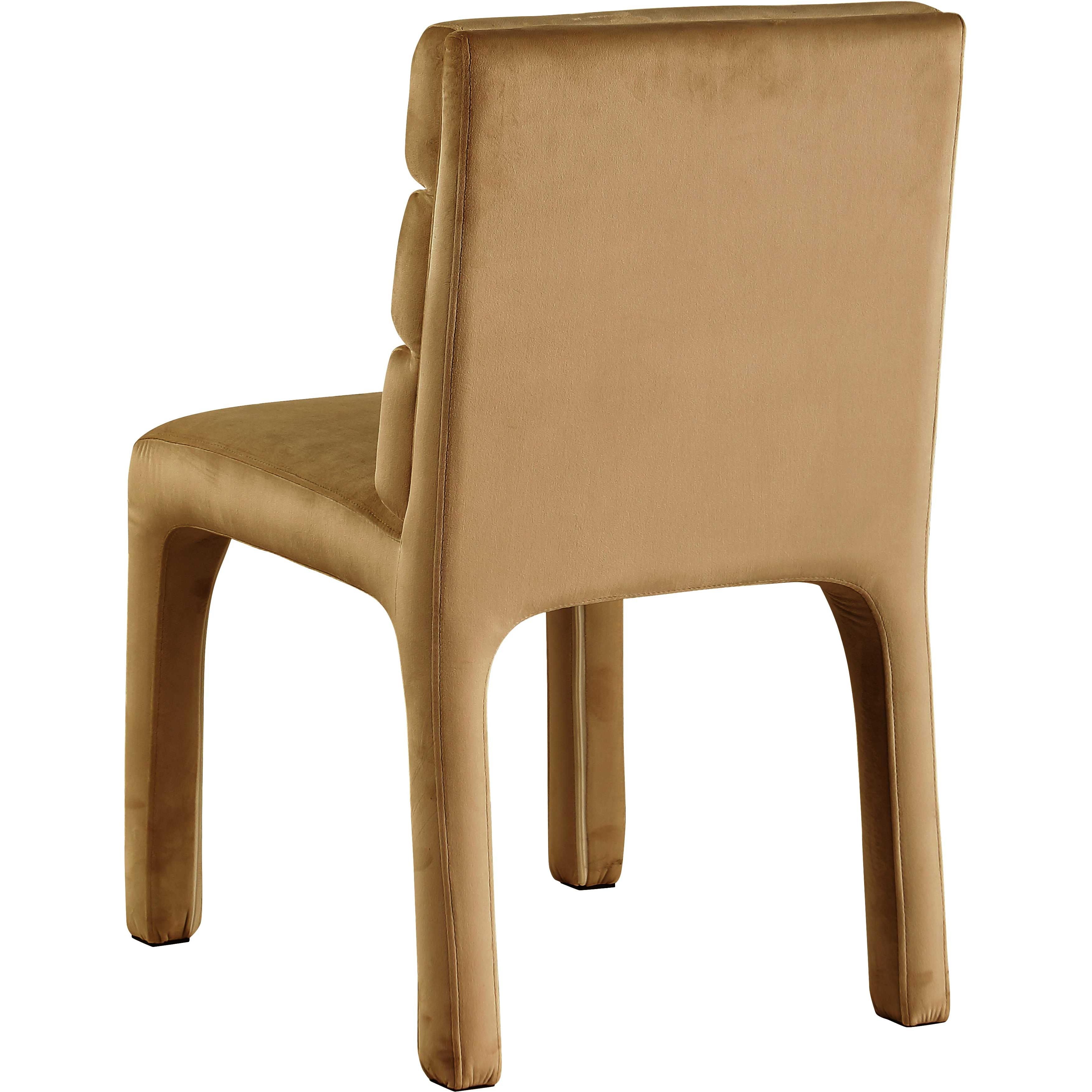 Meridian Kai Saddle Velvet Dining Chair