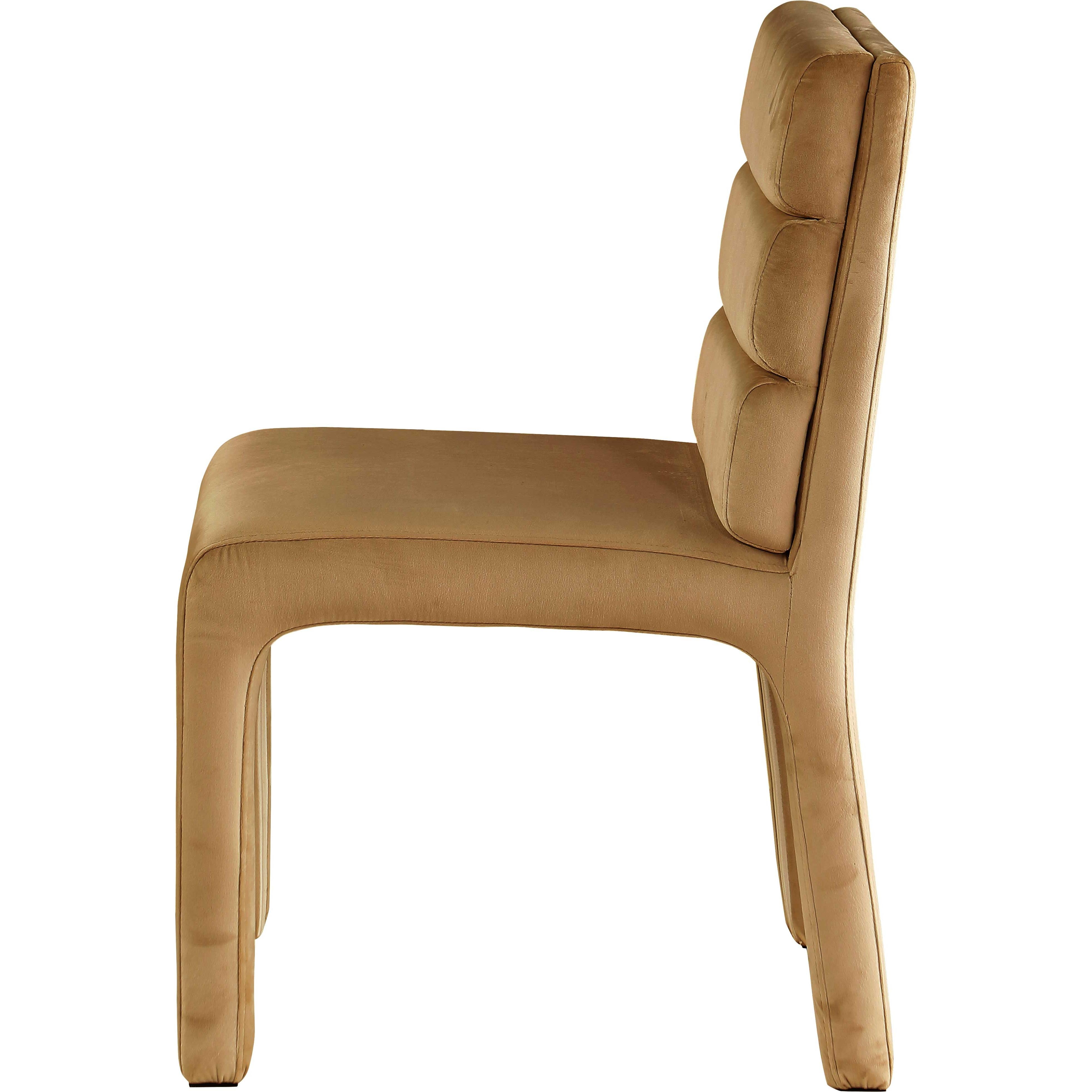 Meridian Kai Saddle Velvet Dining Chair