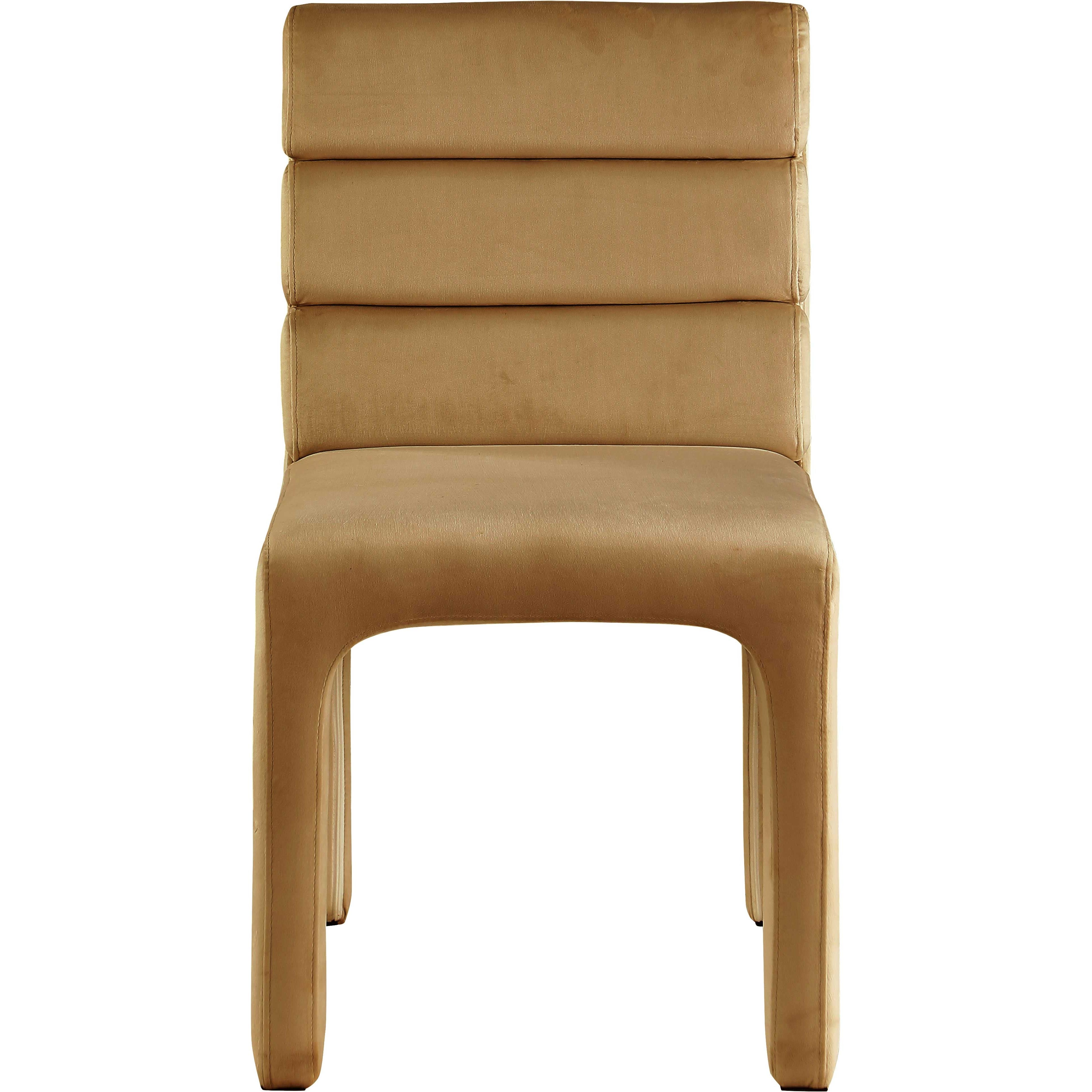 Meridian Kai Saddle Velvet Dining Chair