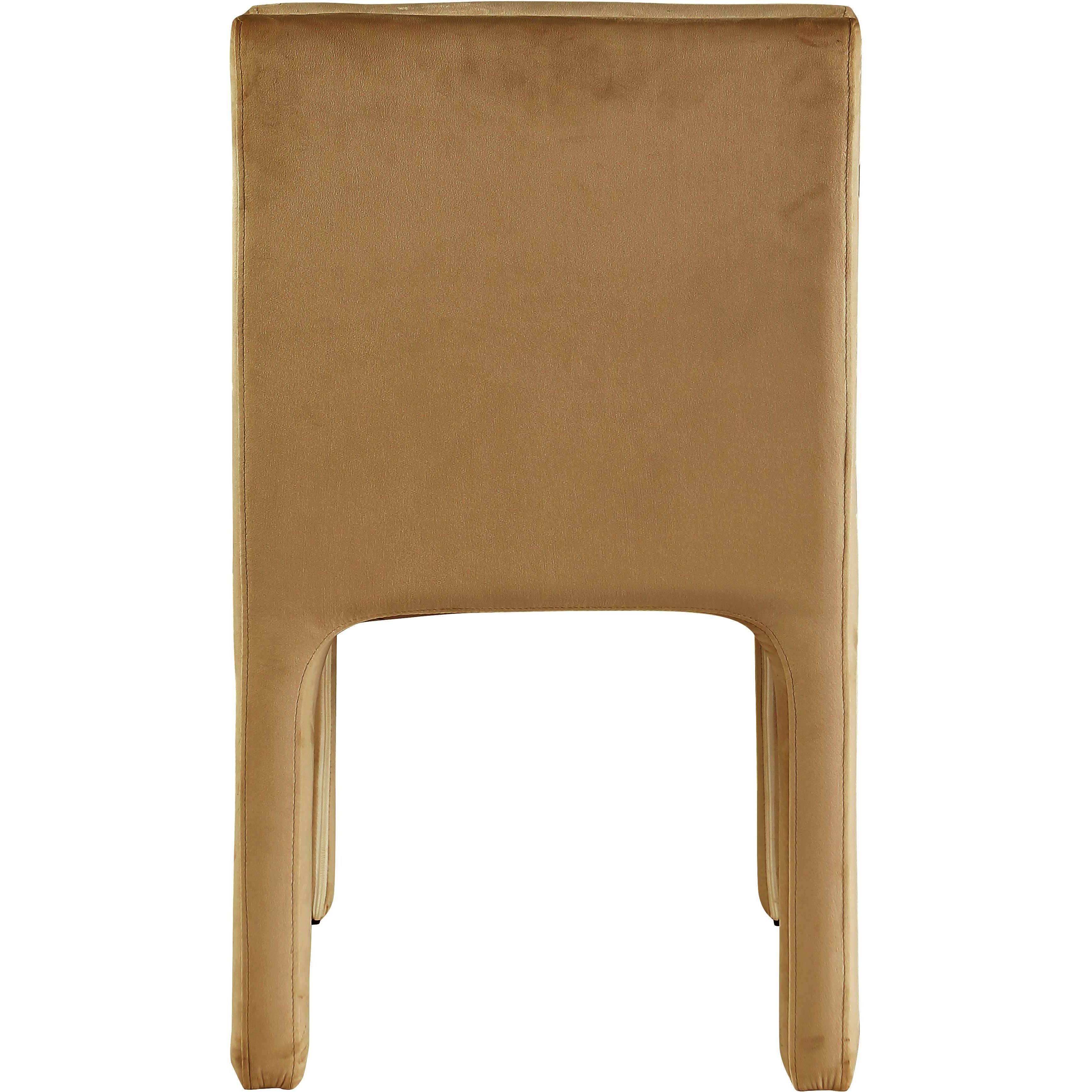 Meridian Kai Saddle Velvet Dining Chair