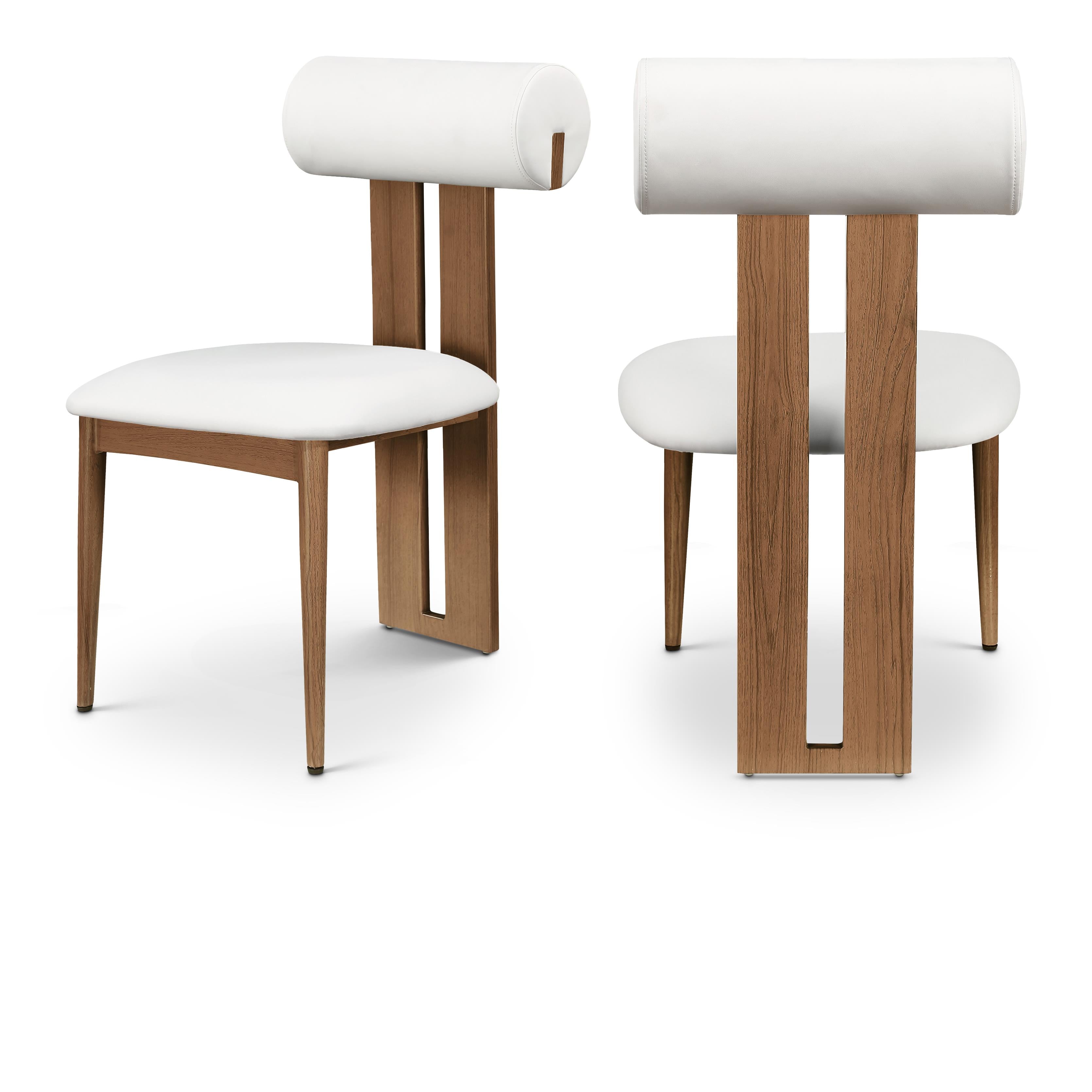 Meridian Dario Cream Vegan Leather Dining Chair