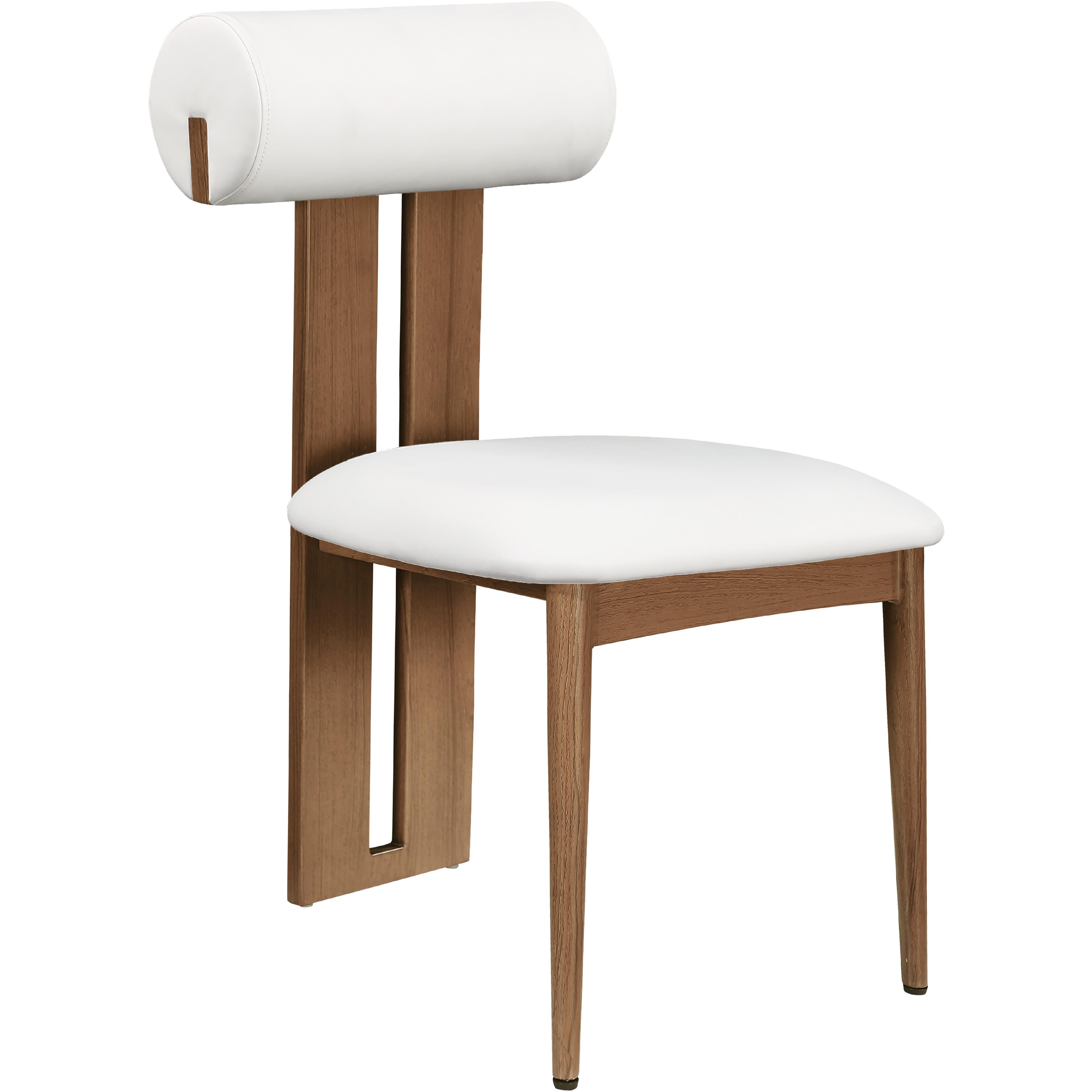 Meridian Dario Cream Vegan Leather Dining Chair