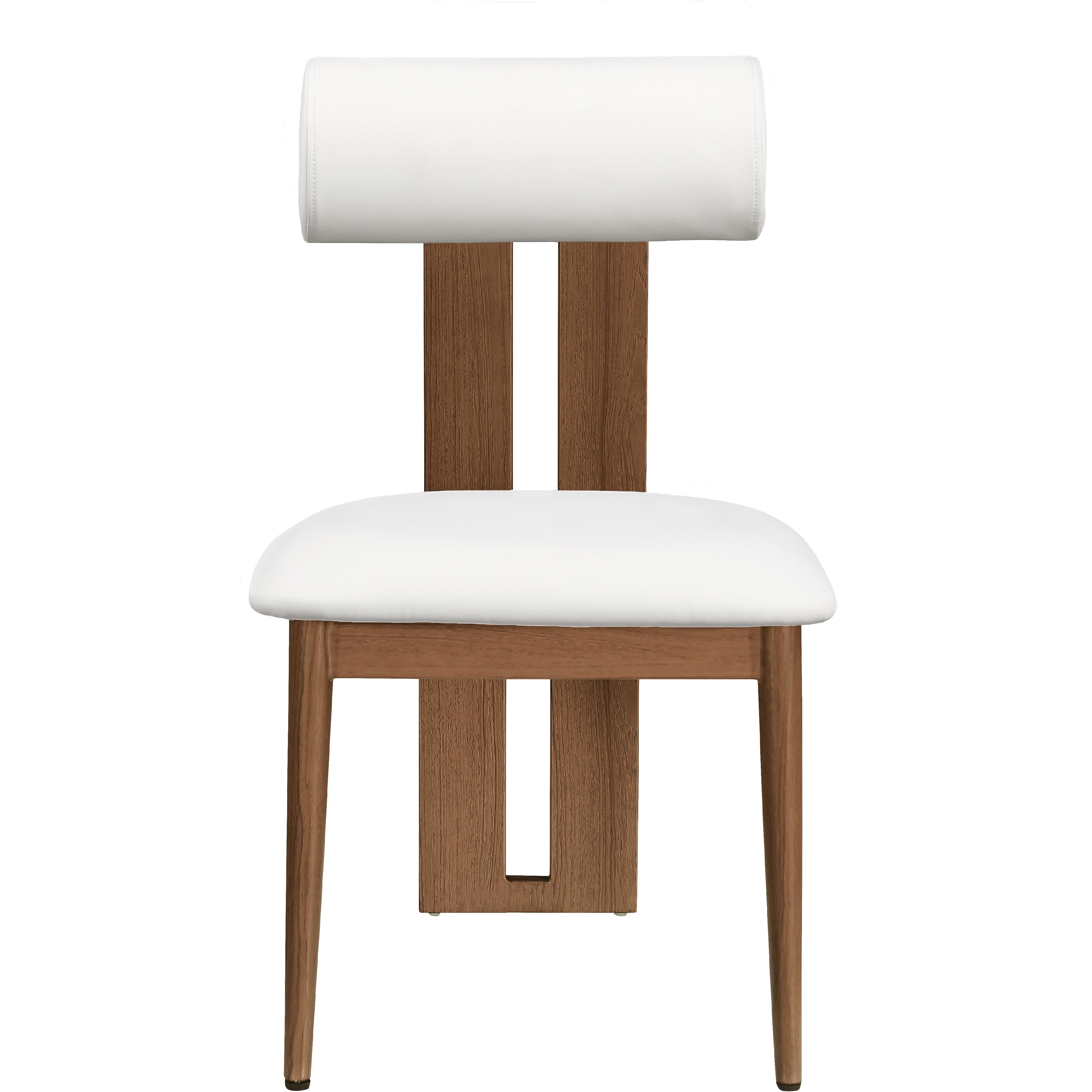 Meridian Dario Cream Vegan Leather Dining Chair