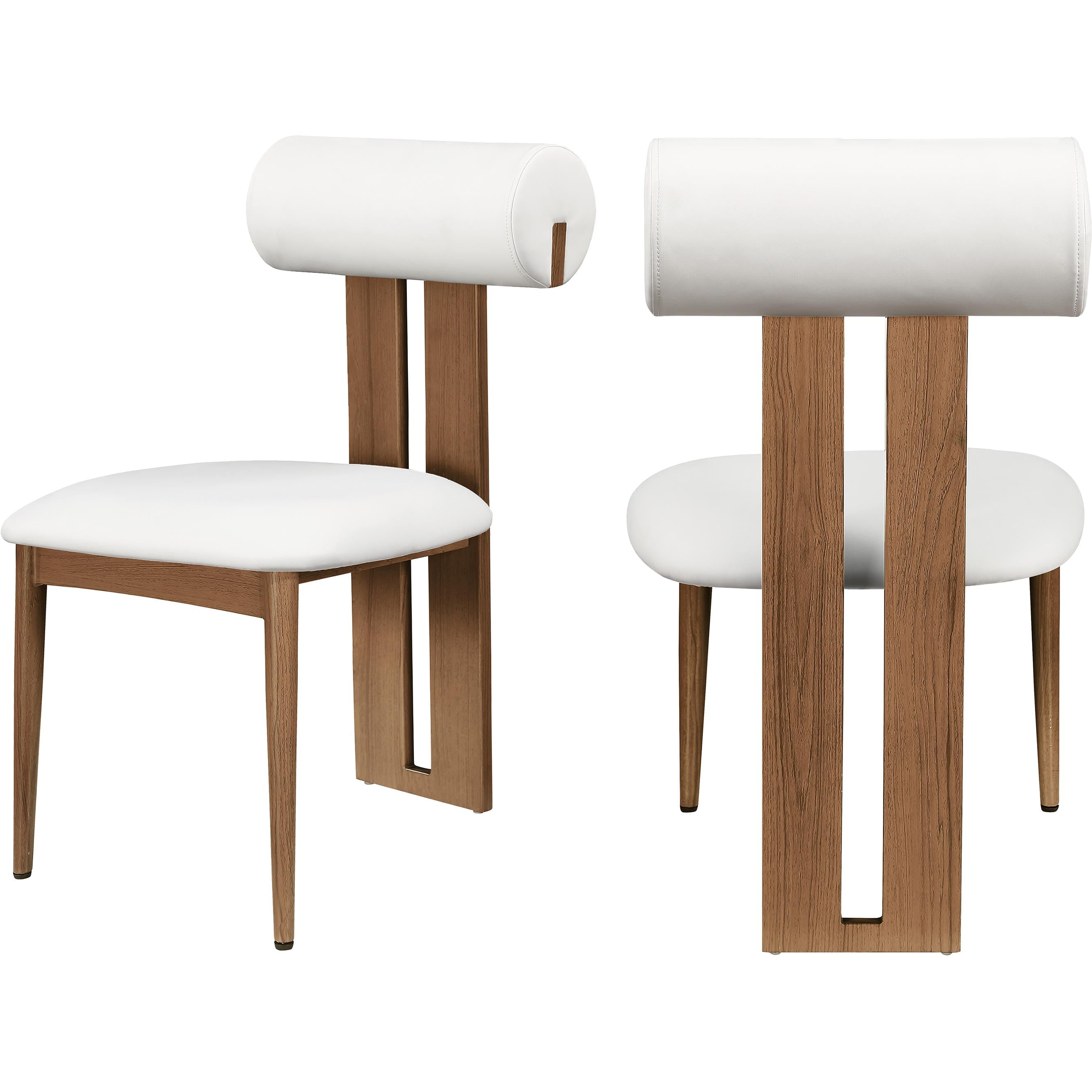 Meridian Dario Cream Vegan Leather Dining Chair