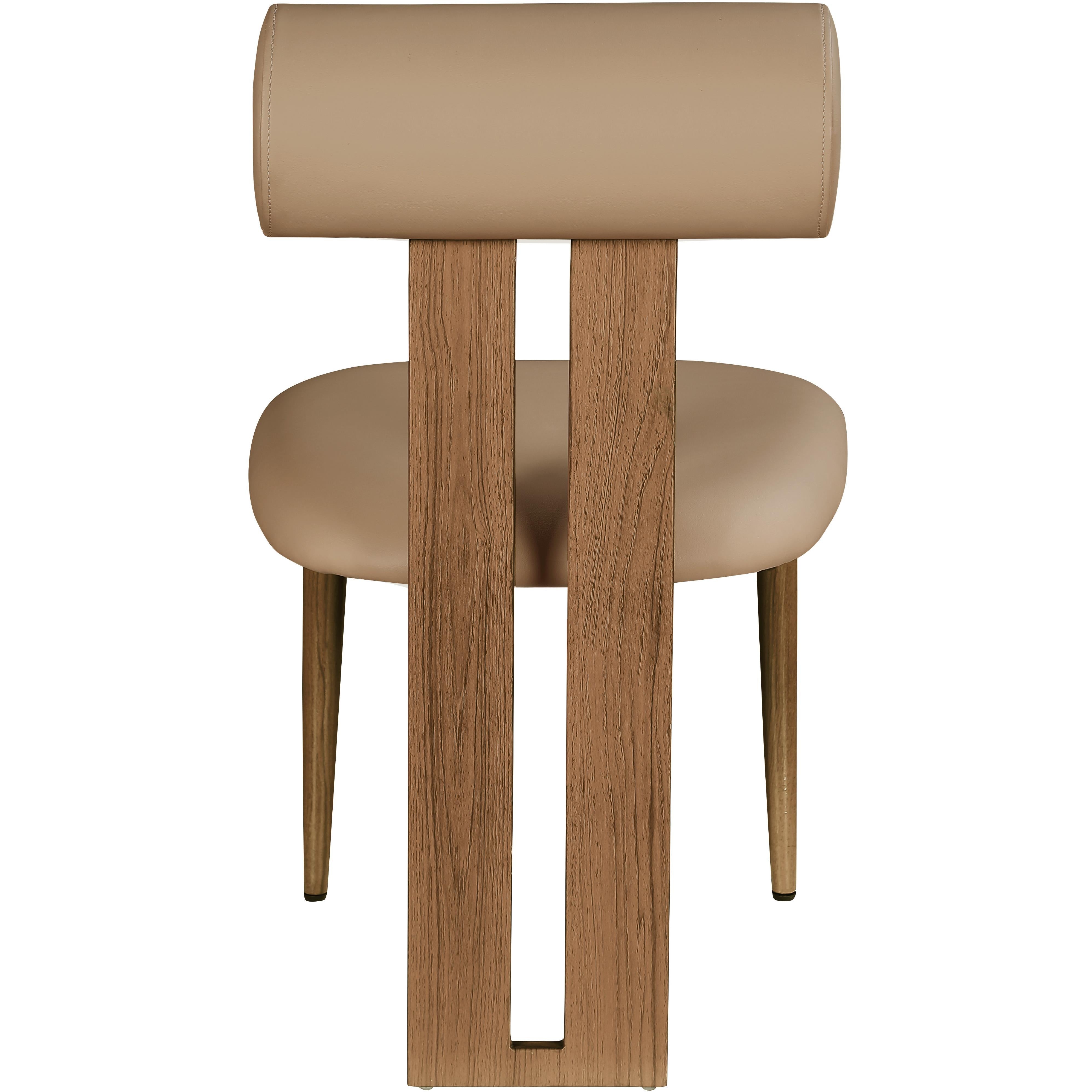 Meridian Dario Tan Vegan Leather Dining Chair