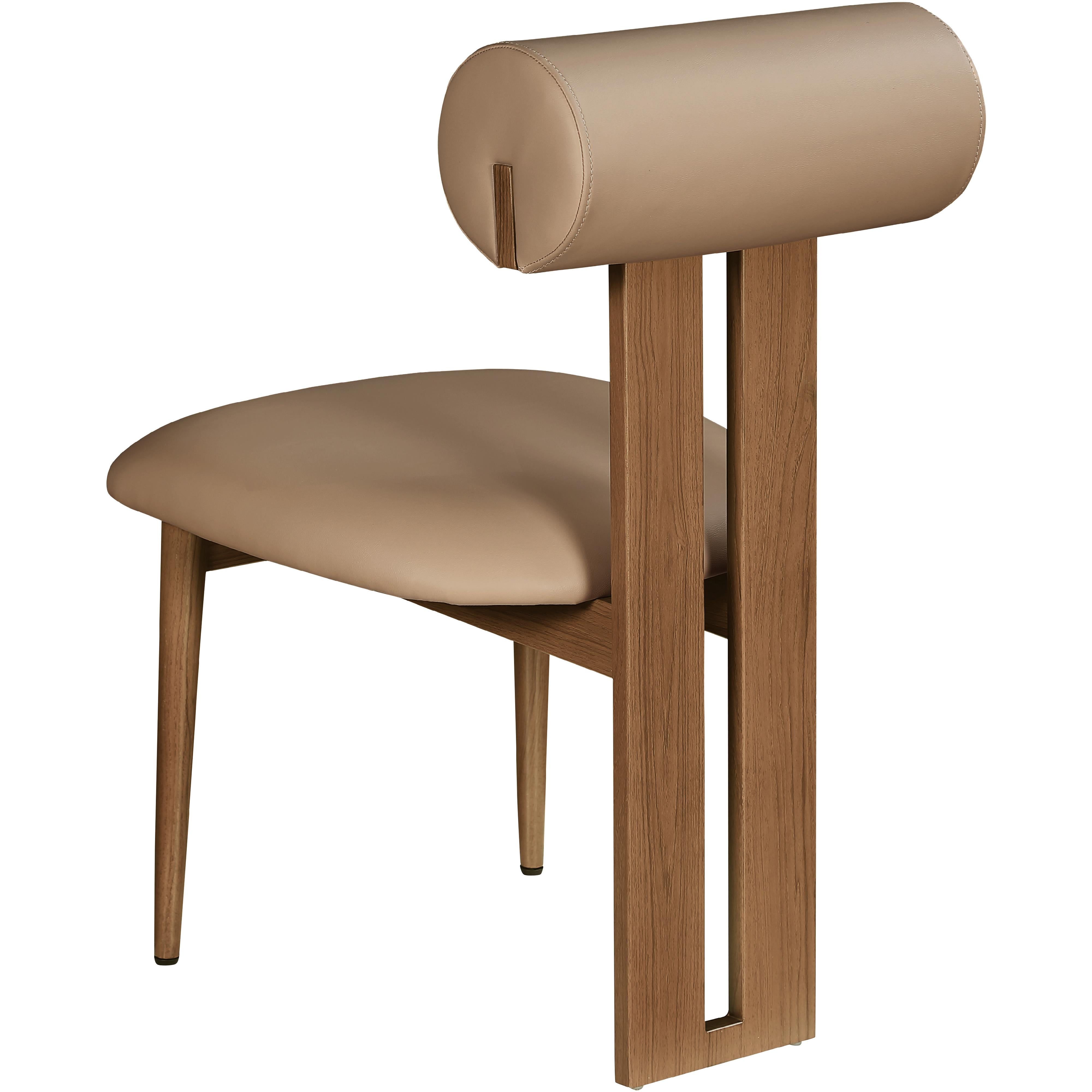 Meridian Dario Tan Vegan Leather Dining Chair